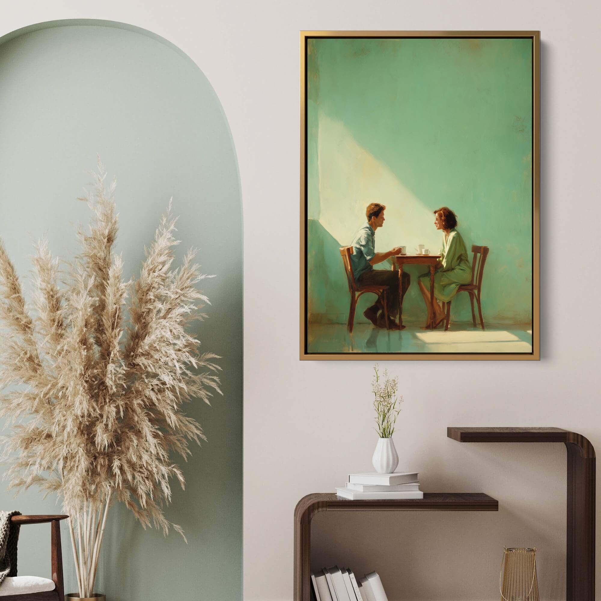 Afternoon Conversation Canvas Print