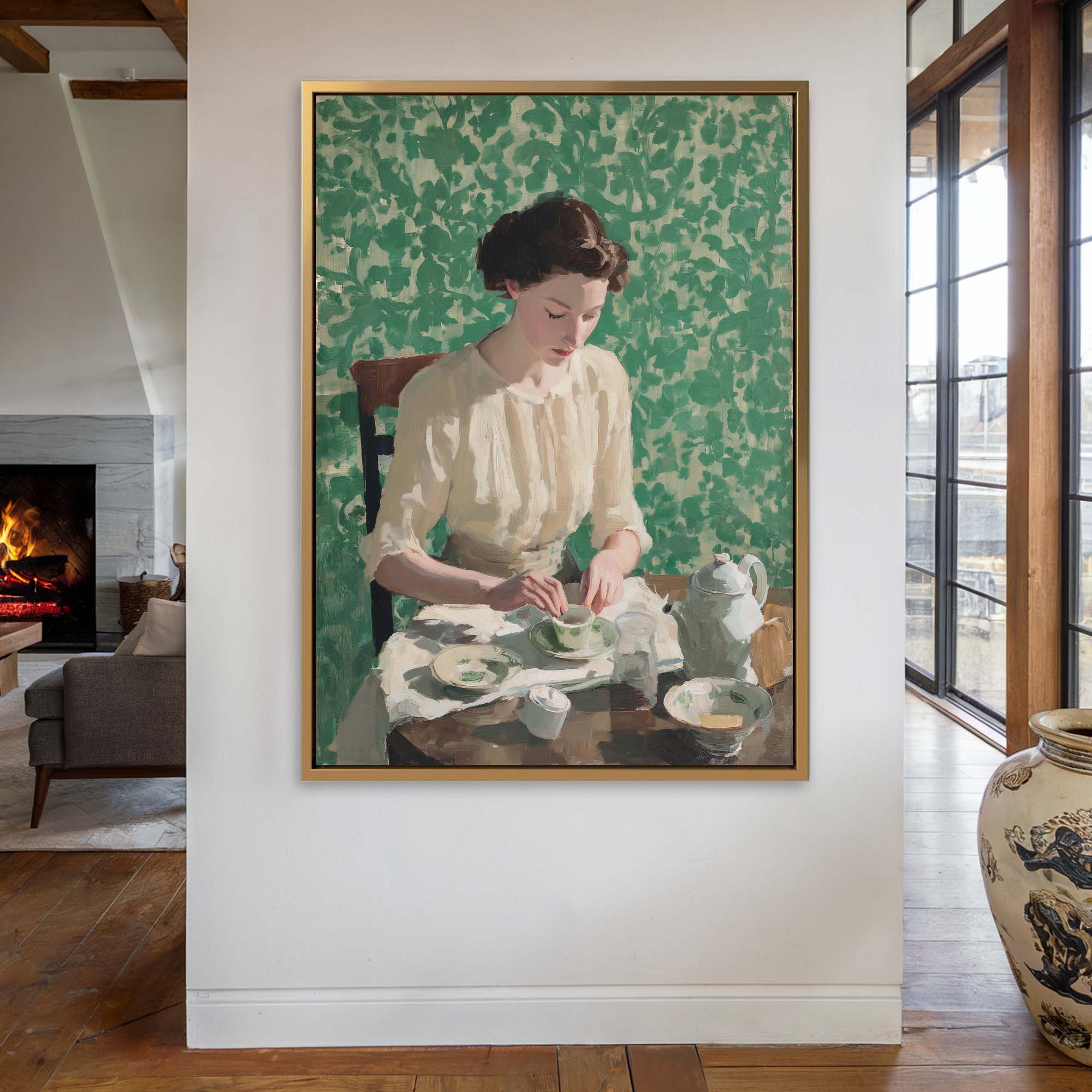 Afternoon Tea Canvas Print Canvas Art Wildfrog Art