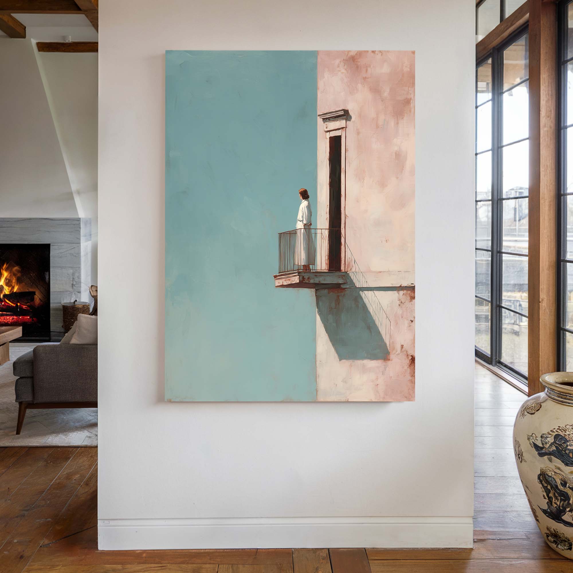 Alone in Light Canvas Print Canvas Art Wildfrog Art