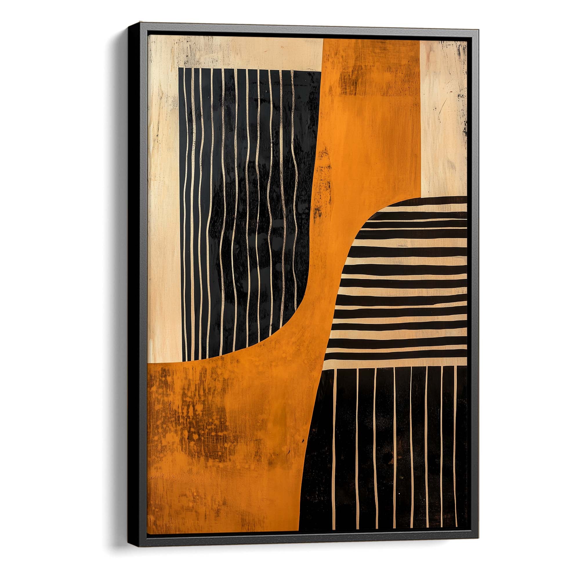 Amber Lines Canvas Print Canvas Art Wildfrog Art