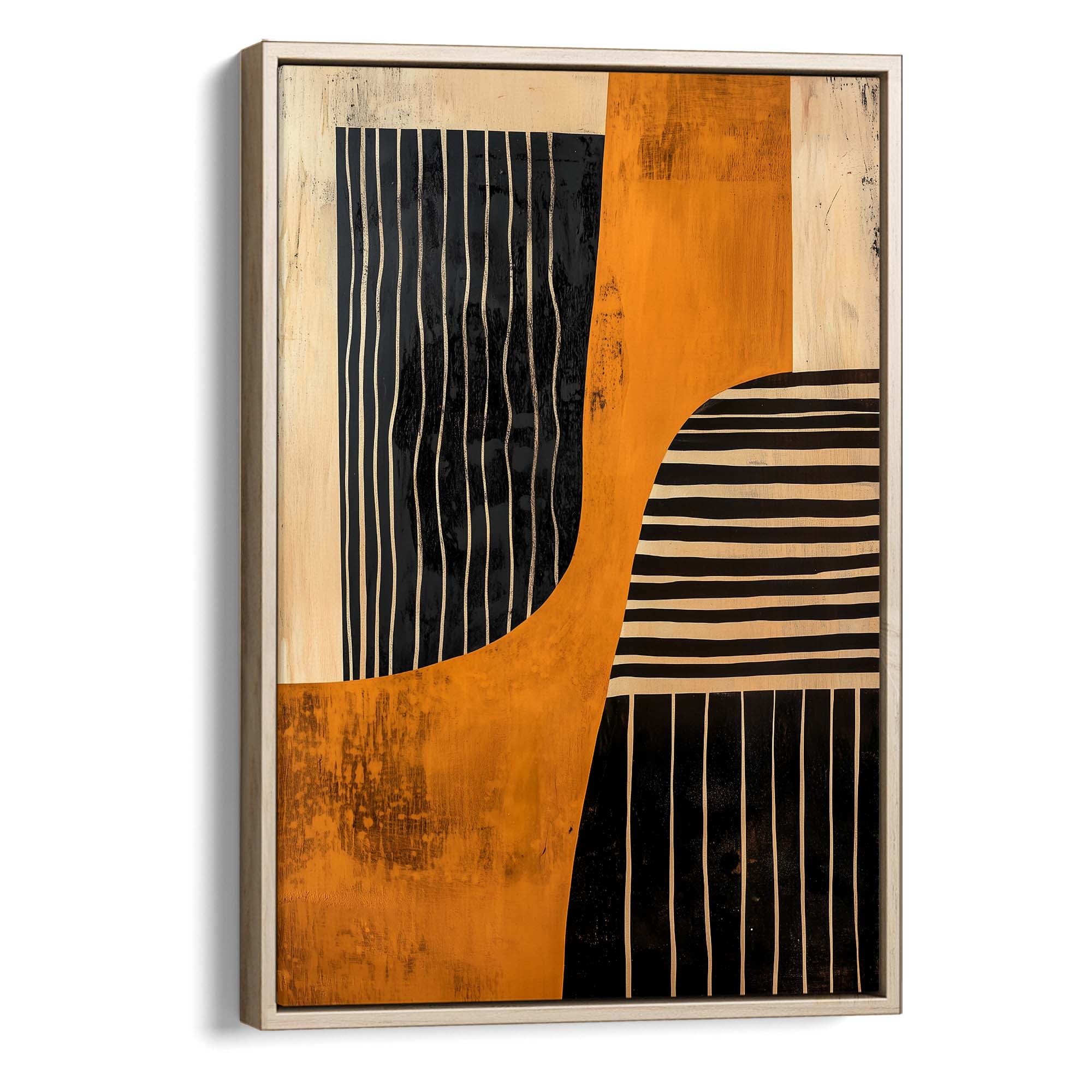 Amber Lines Canvas Print Canvas Art Wildfrog Art