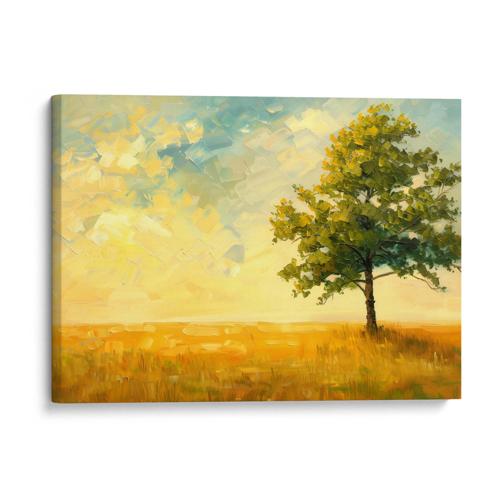 Amber Shade Grove Canvas Print