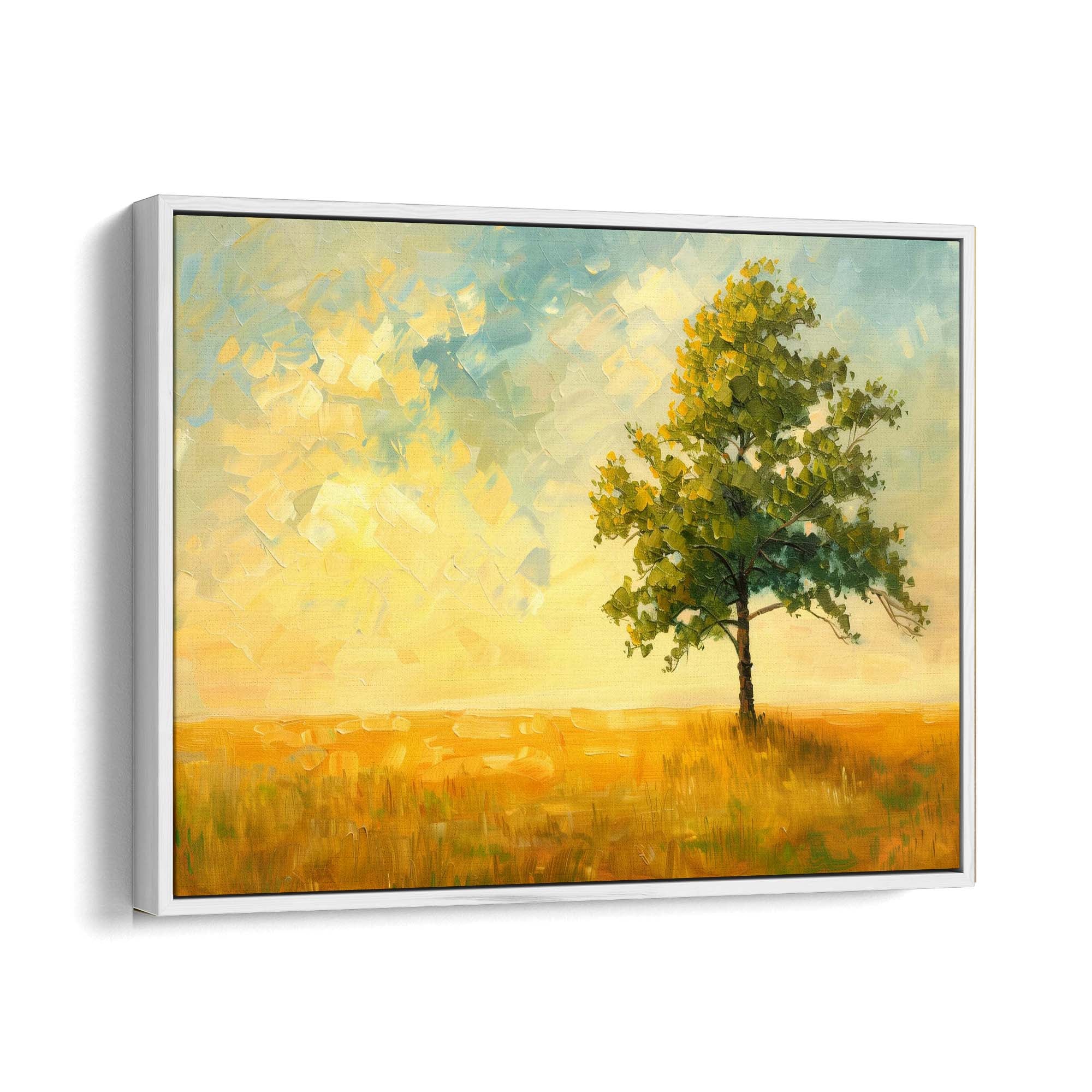 Amber Shade Grove Canvas Print