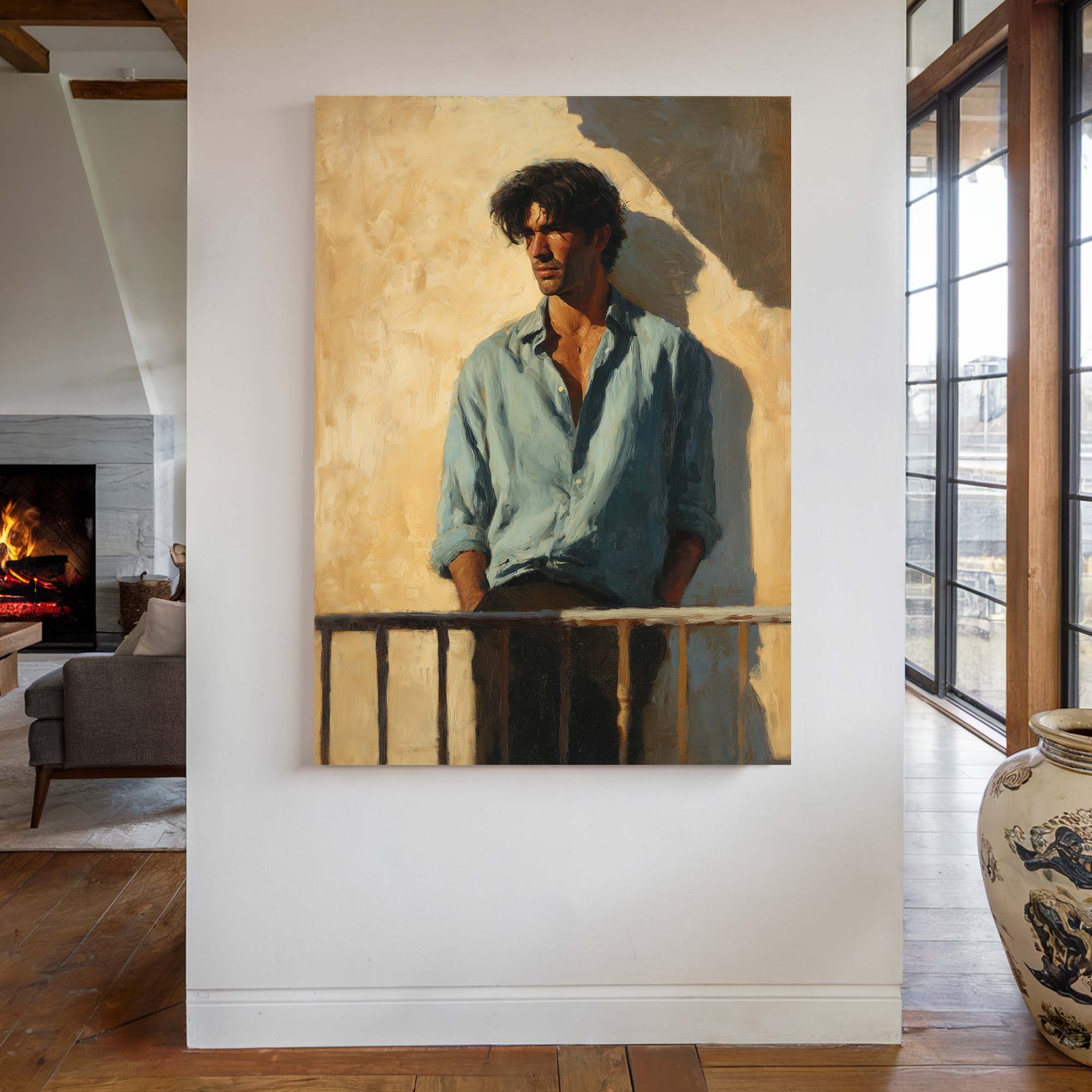 Balcony Calm Canvas Print Canvas Art Wildfrog Art