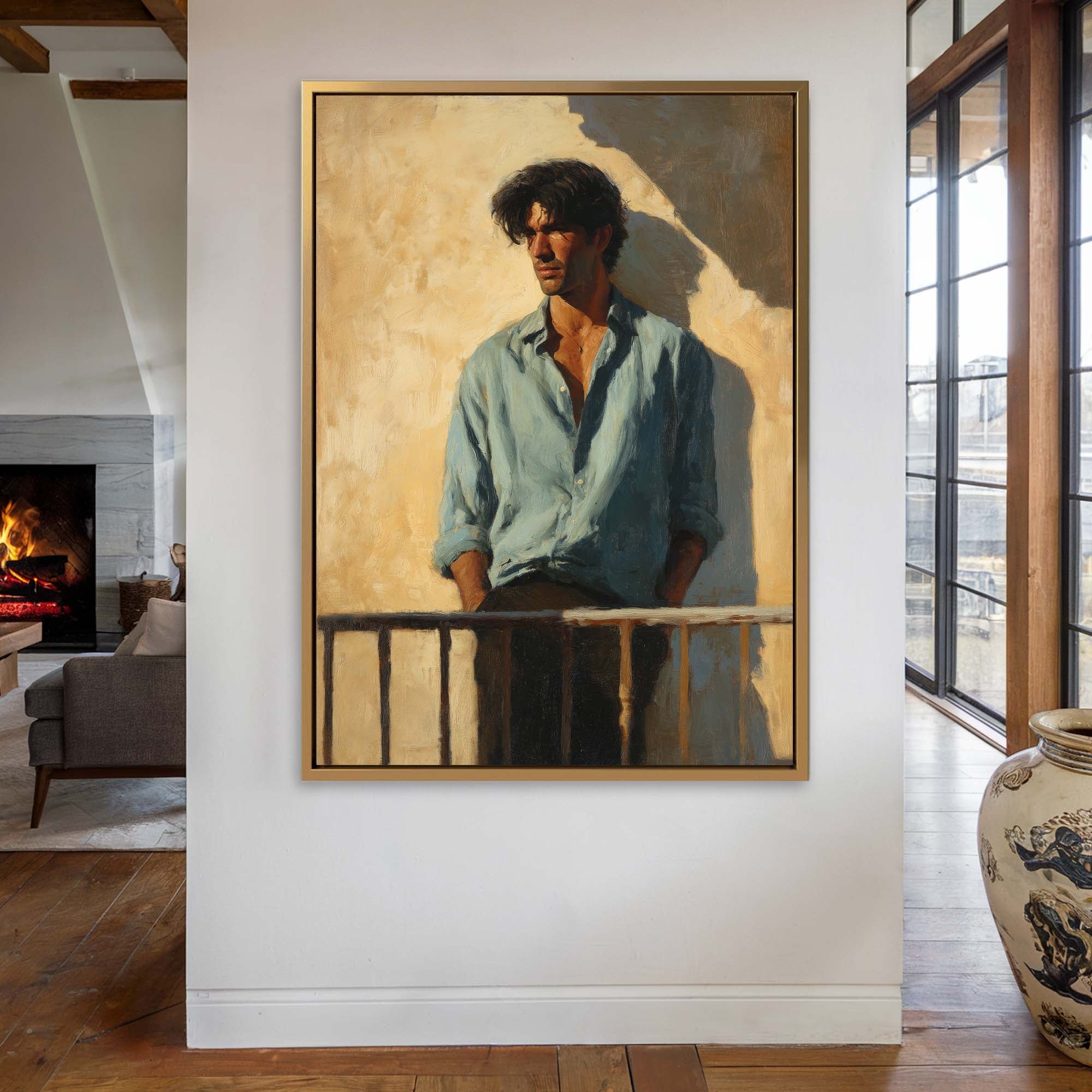 Balcony Calm Canvas Print Canvas Art Wildfrog Art