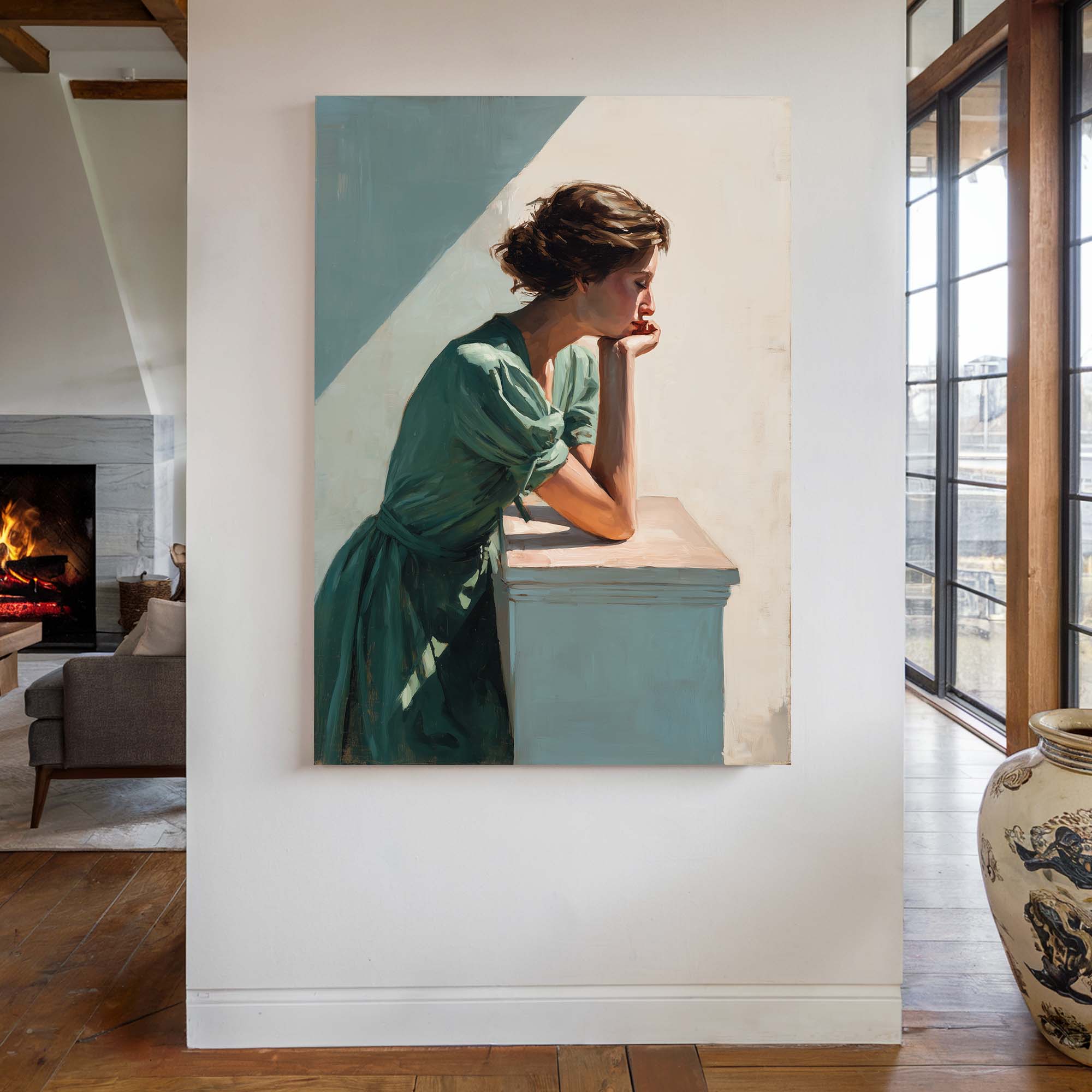 Balcony Daydream Canvas Print Canvas Art Wildfrog Art