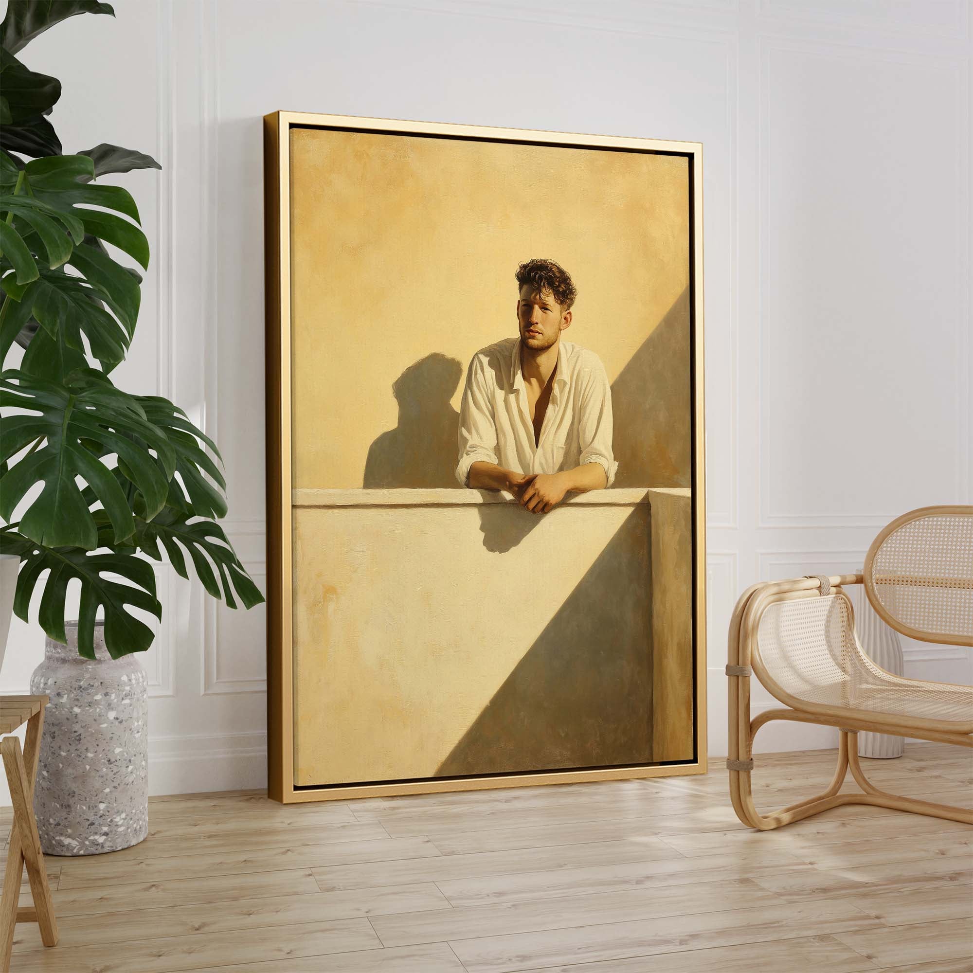 Balcony Golden Hour Canvas Print