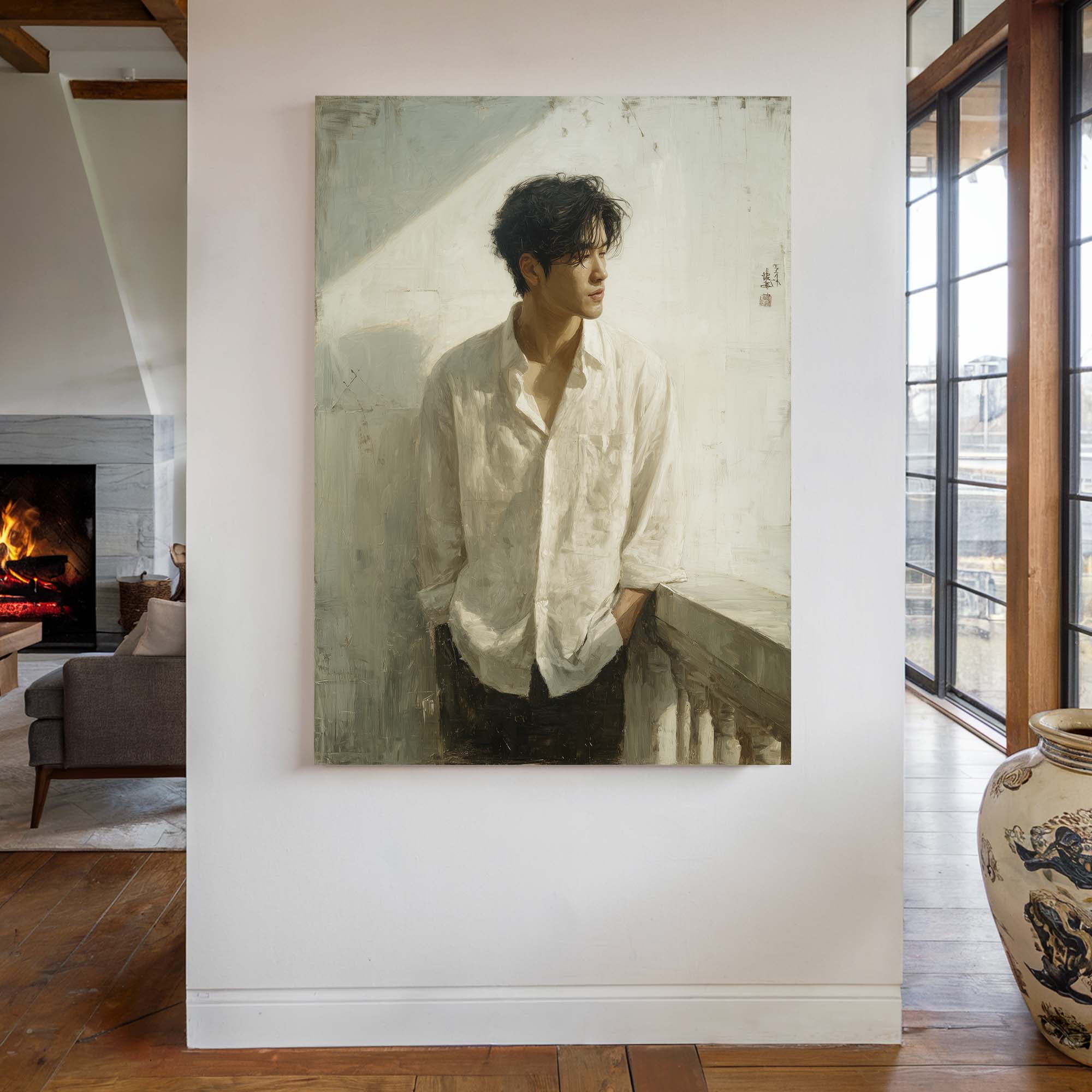 Balcony Light Canvas Print Canvas Art Wildfrog Art