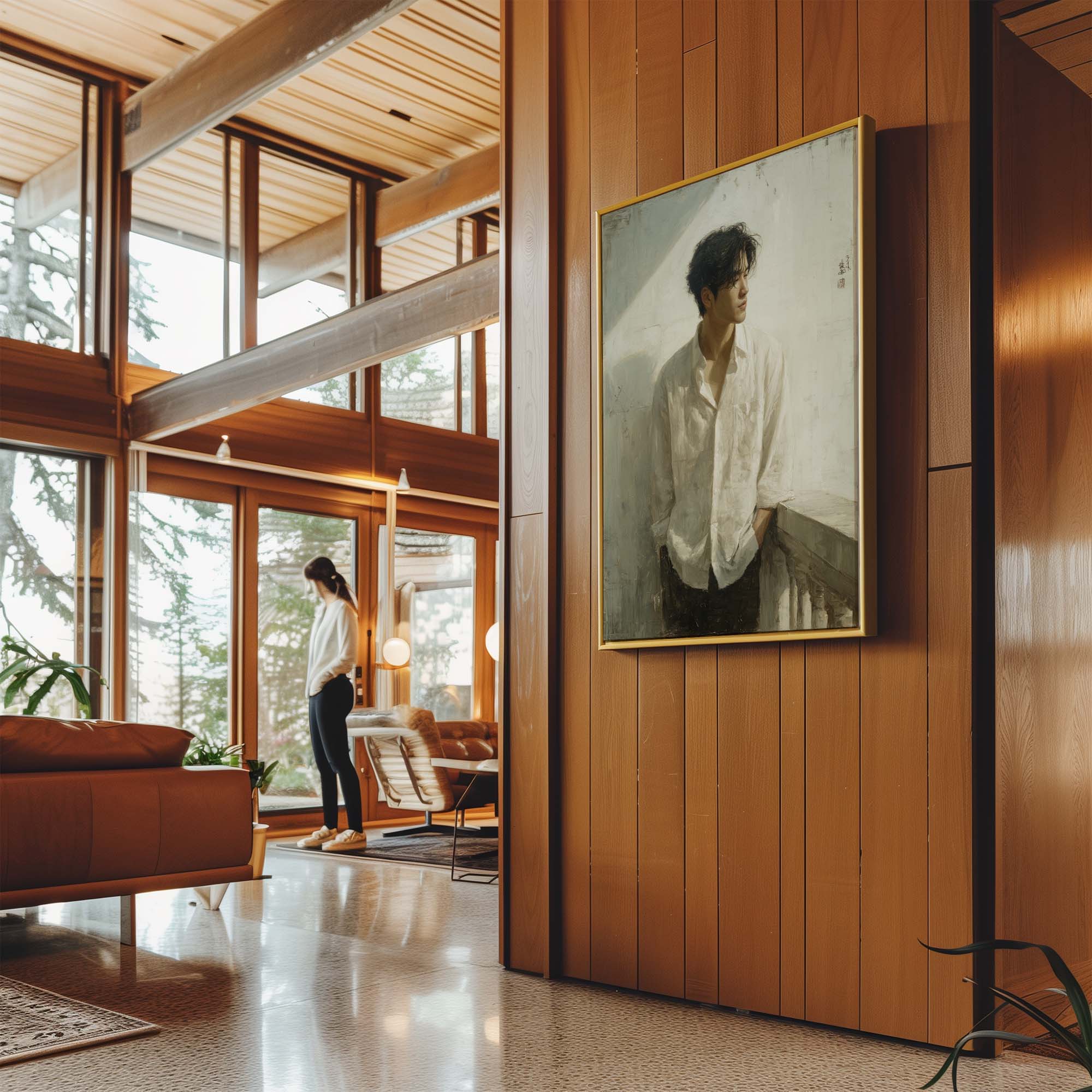 Balcony Light Canvas Print Canvas Art Wildfrog Art