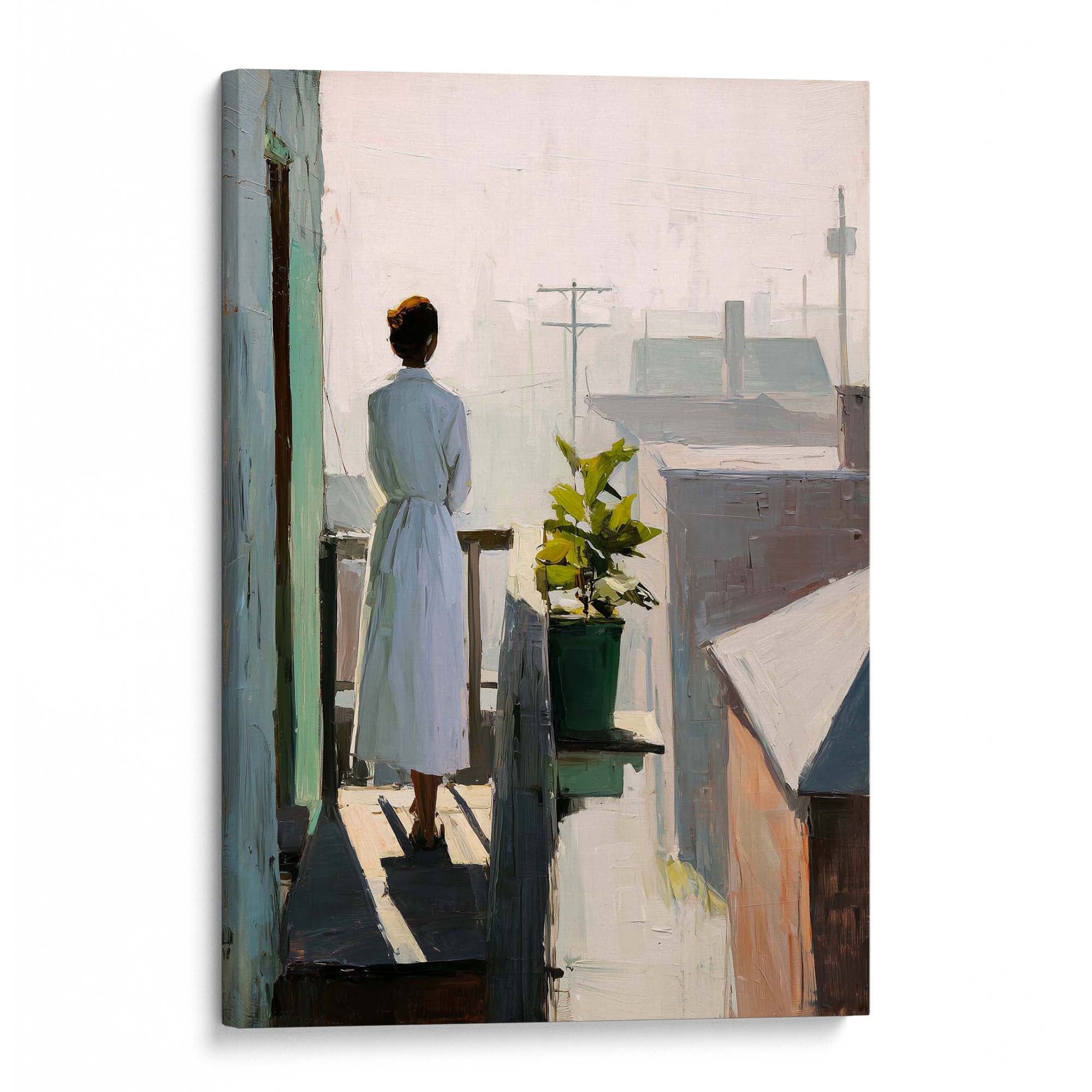 Balcony Stillness Canvas Print Canvas Art Wildfrog Art