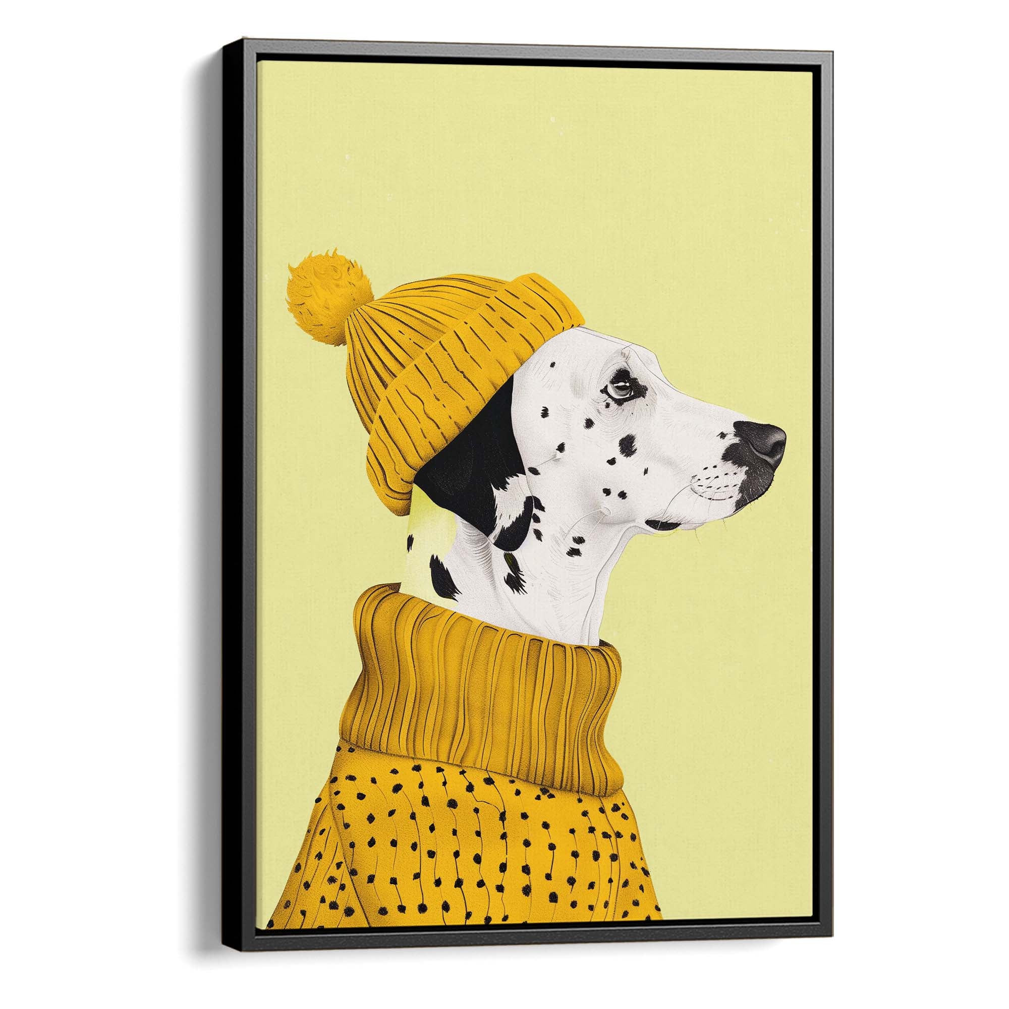Beanie Dalmatian No2 Canvas Print Canvas Art Wildfrog Art