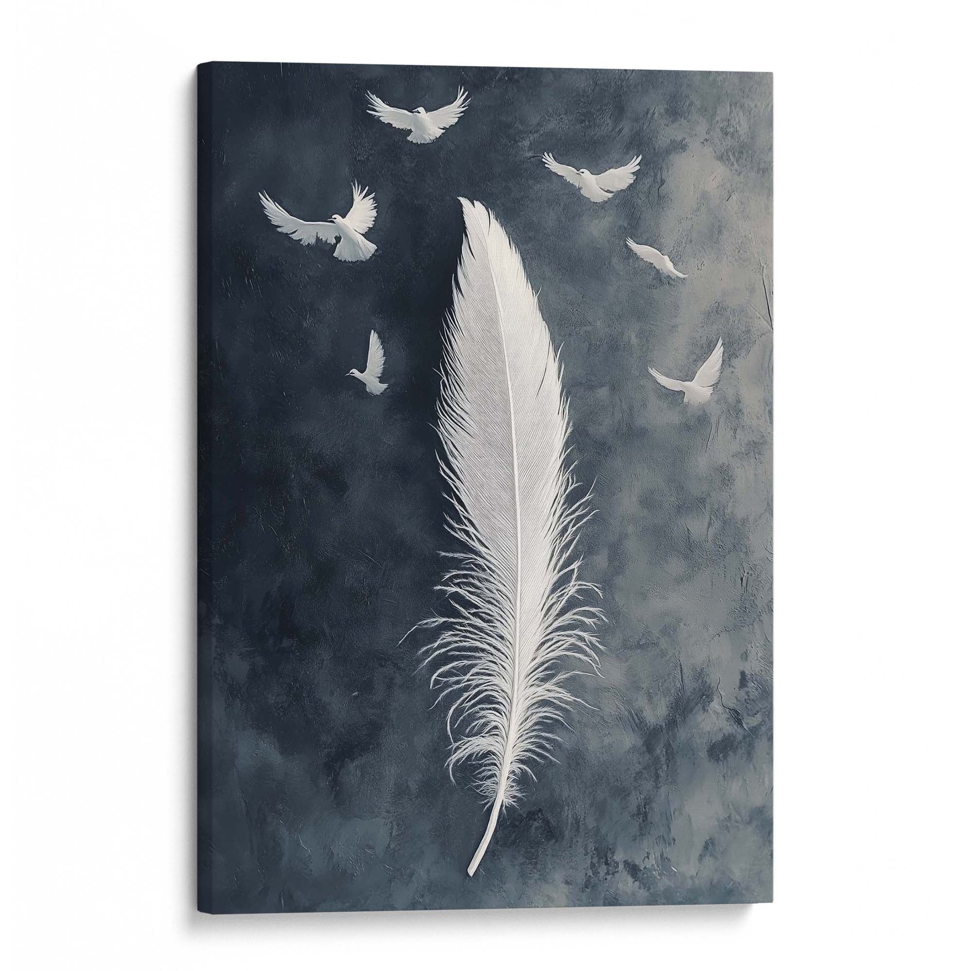 Birds of a Feather No1 Canvas Print Canvas Art Wildfrog Art
