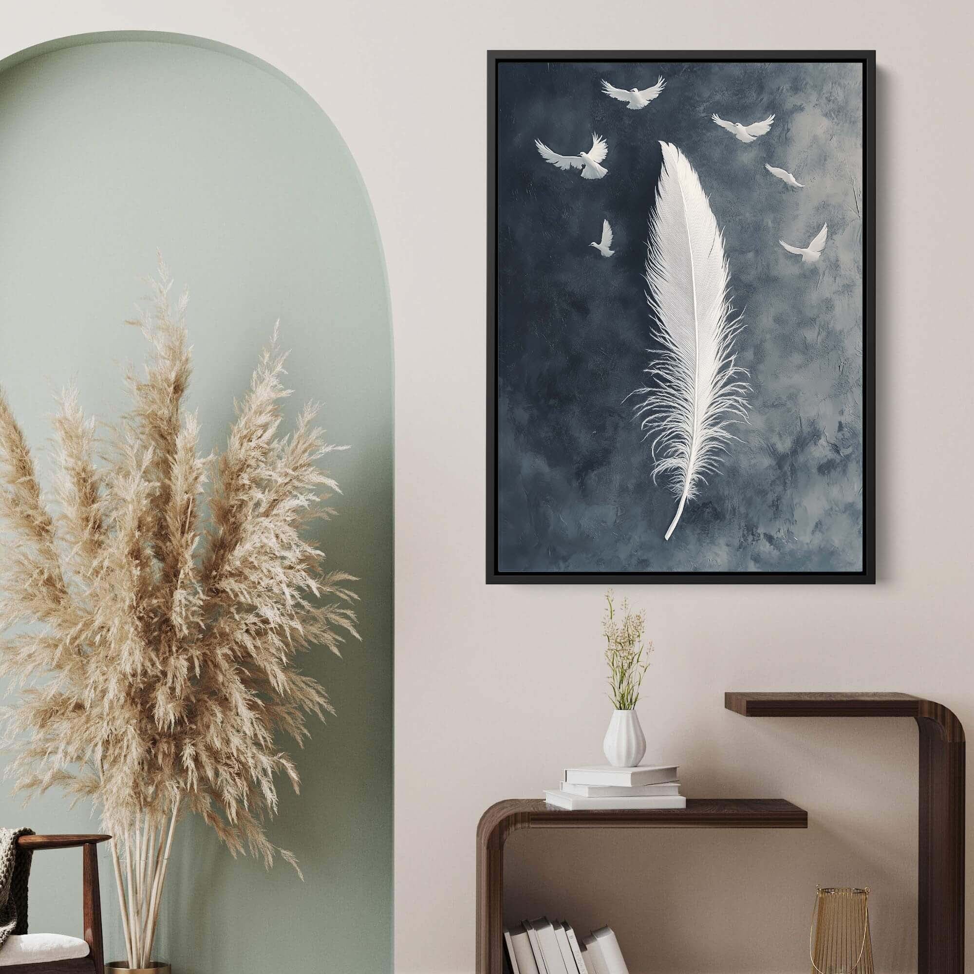 Birds of a Feather No1 Canvas Print Canvas Art Wildfrog Art