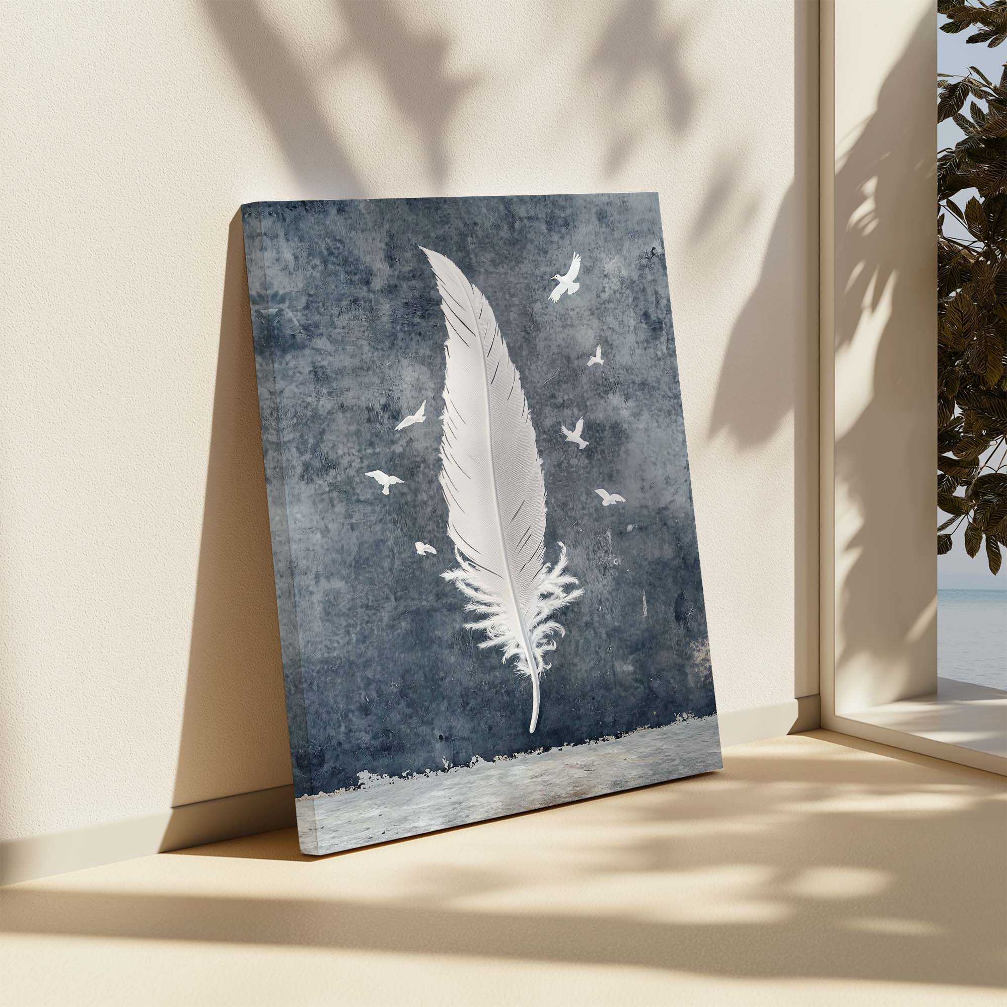 Birds of a Feather No2 Canvas Print Canvas Art Wildfrog Art