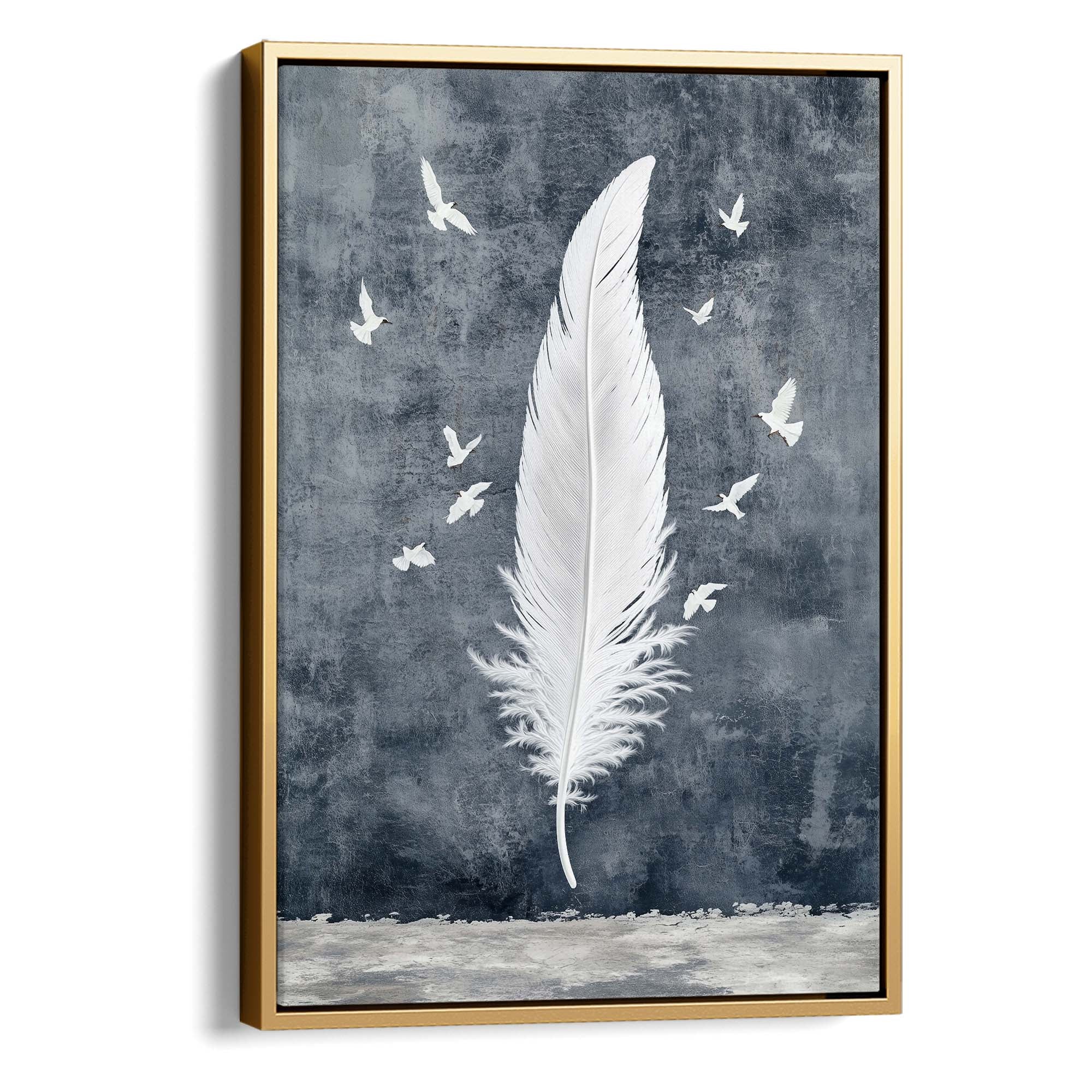 Birds of a Feather No3 Canvas Print Canvas Art Wildfrog Art