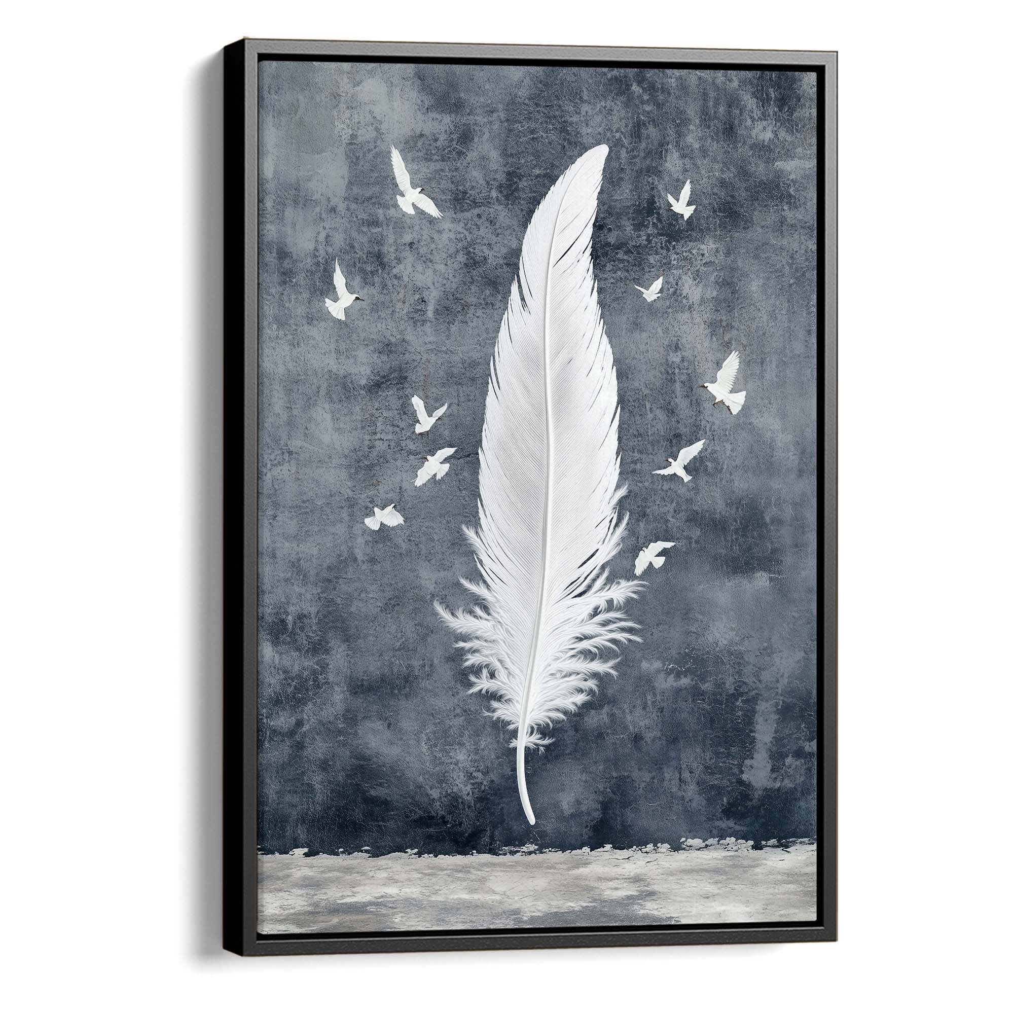 Birds of a Feather No3 Canvas Print Canvas Art Wildfrog Art