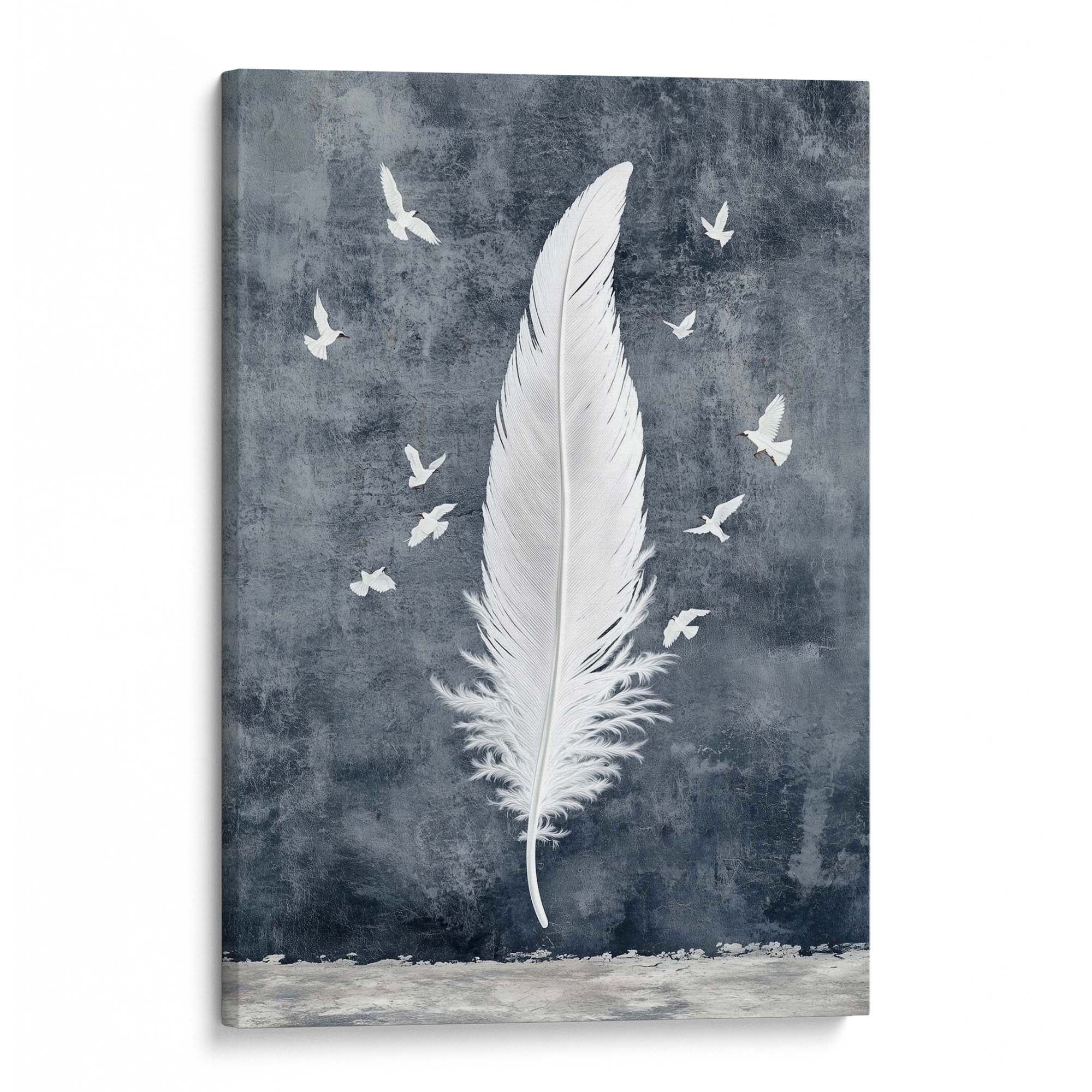 Birds of a Feather No3 Canvas Print Canvas Art Wildfrog Art