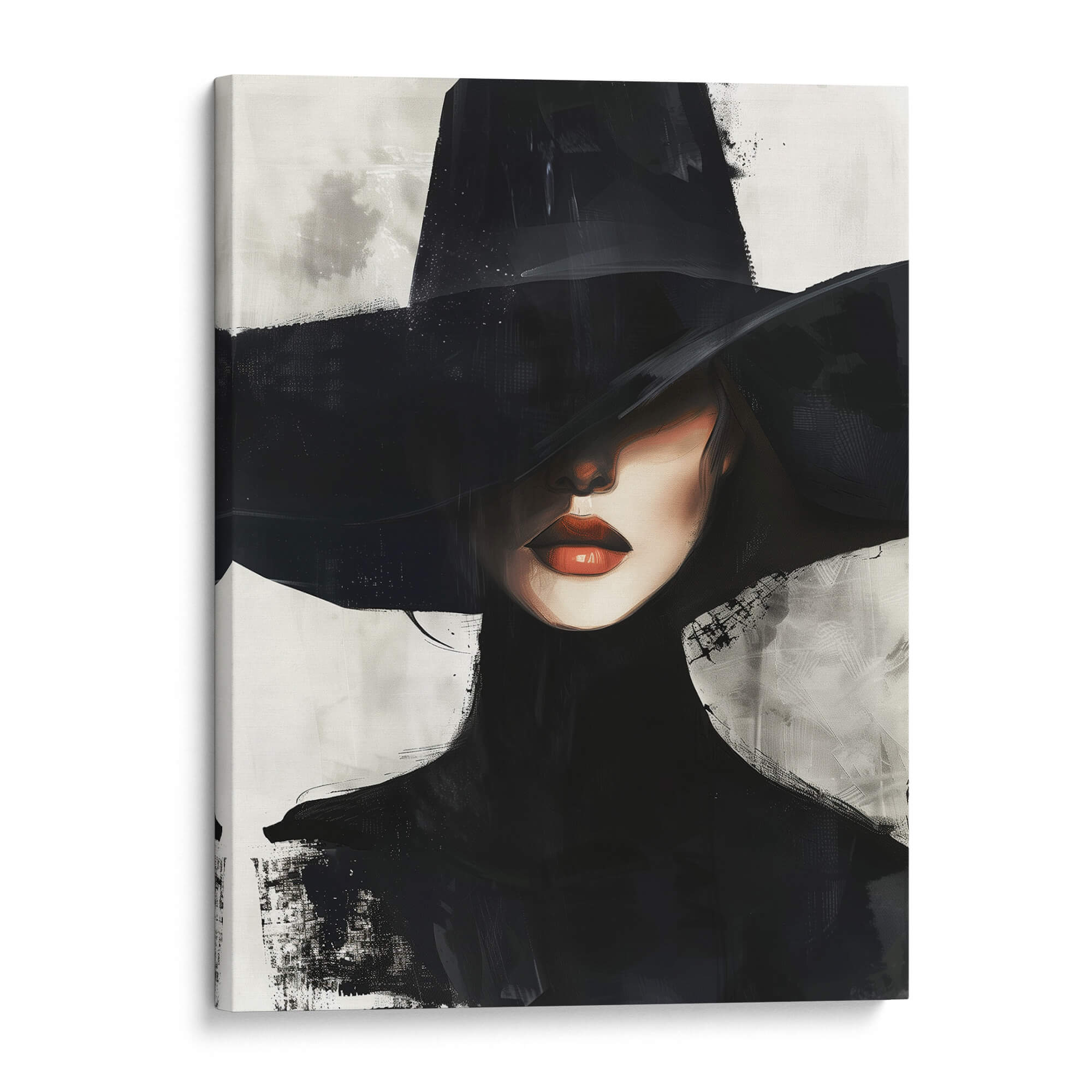 Black Veil Canvas Print