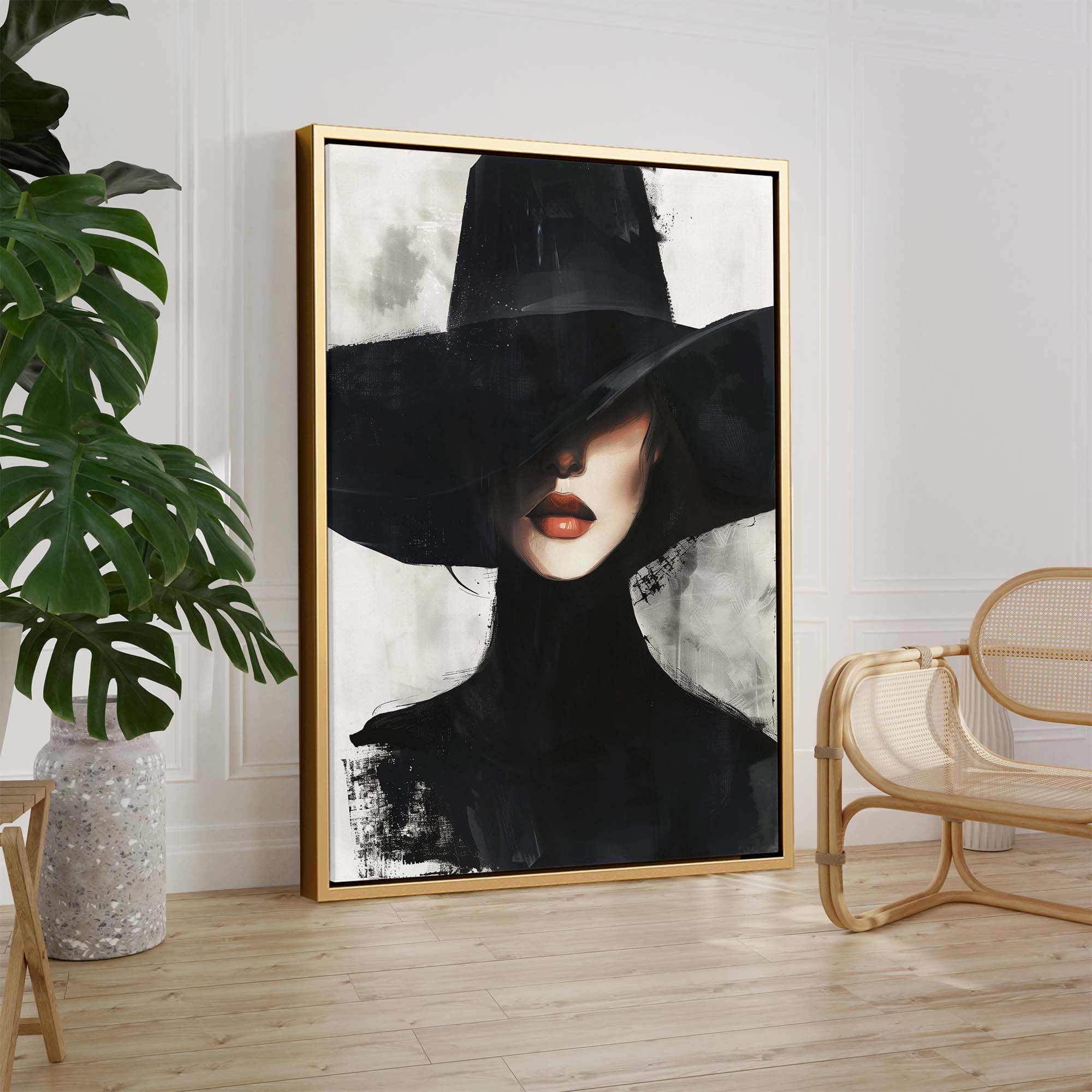 Black Veil Canvas Print