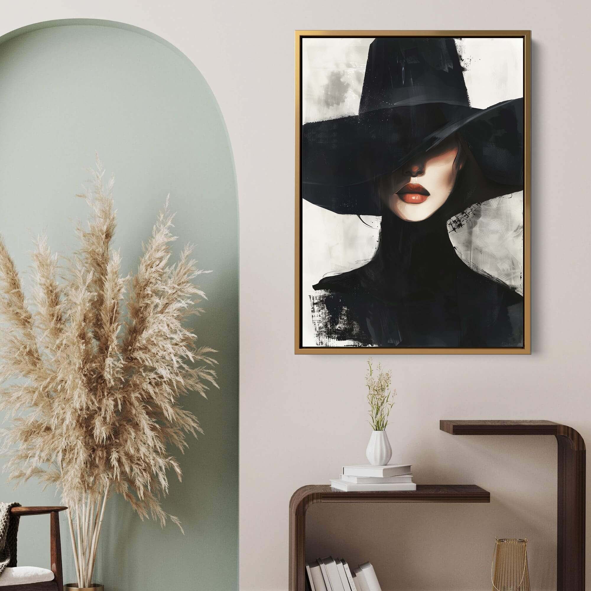 Black Veil Canvas Print