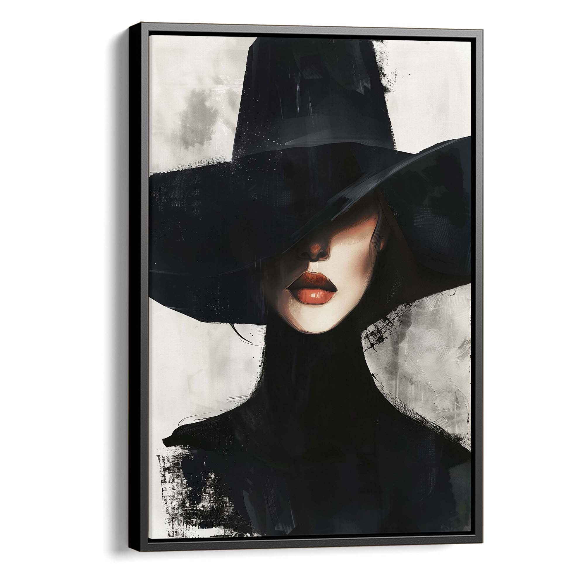 Black Veil Canvas Print