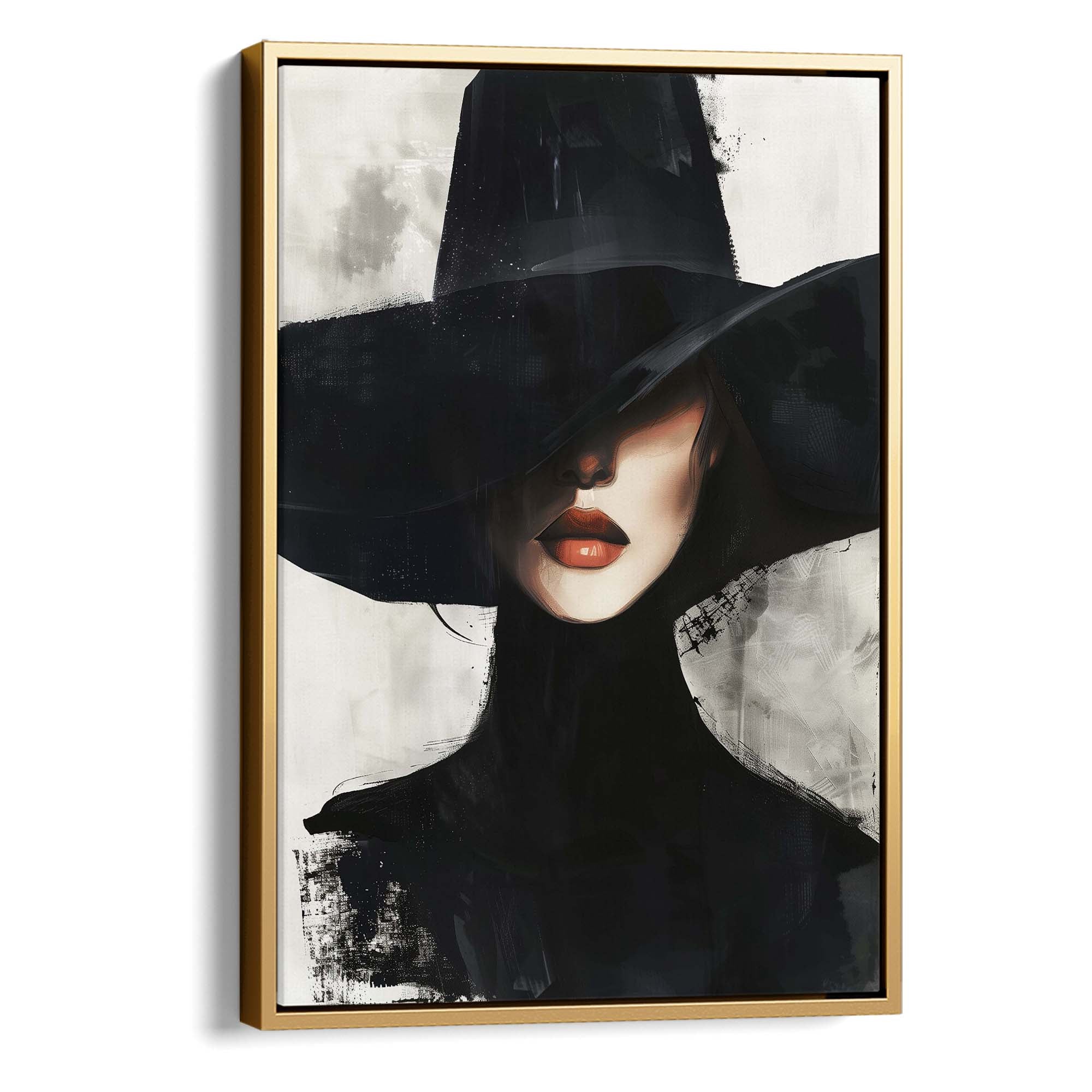 Black Veil Canvas Print