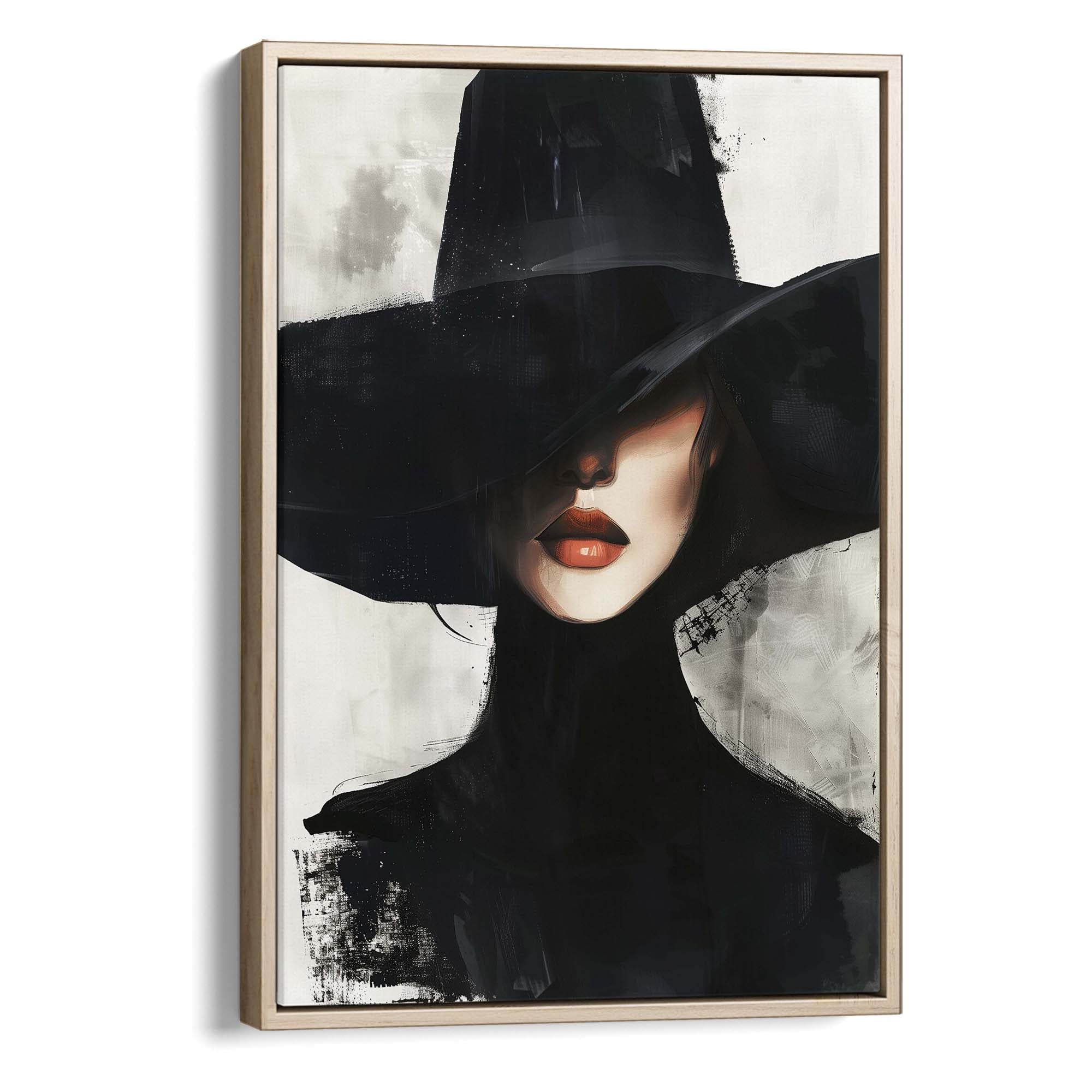 Black Veil Canvas Print