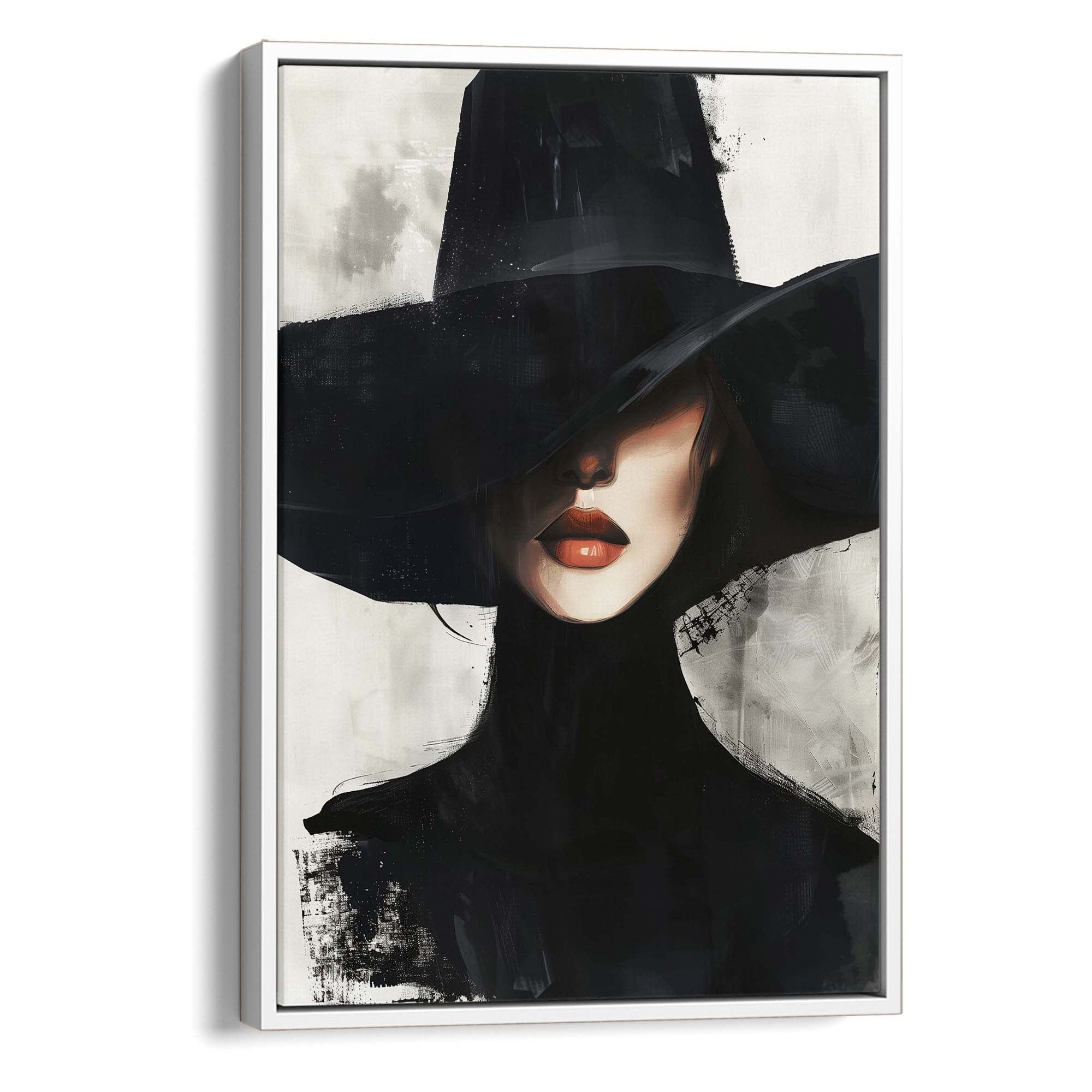 Black Veil Canvas Print