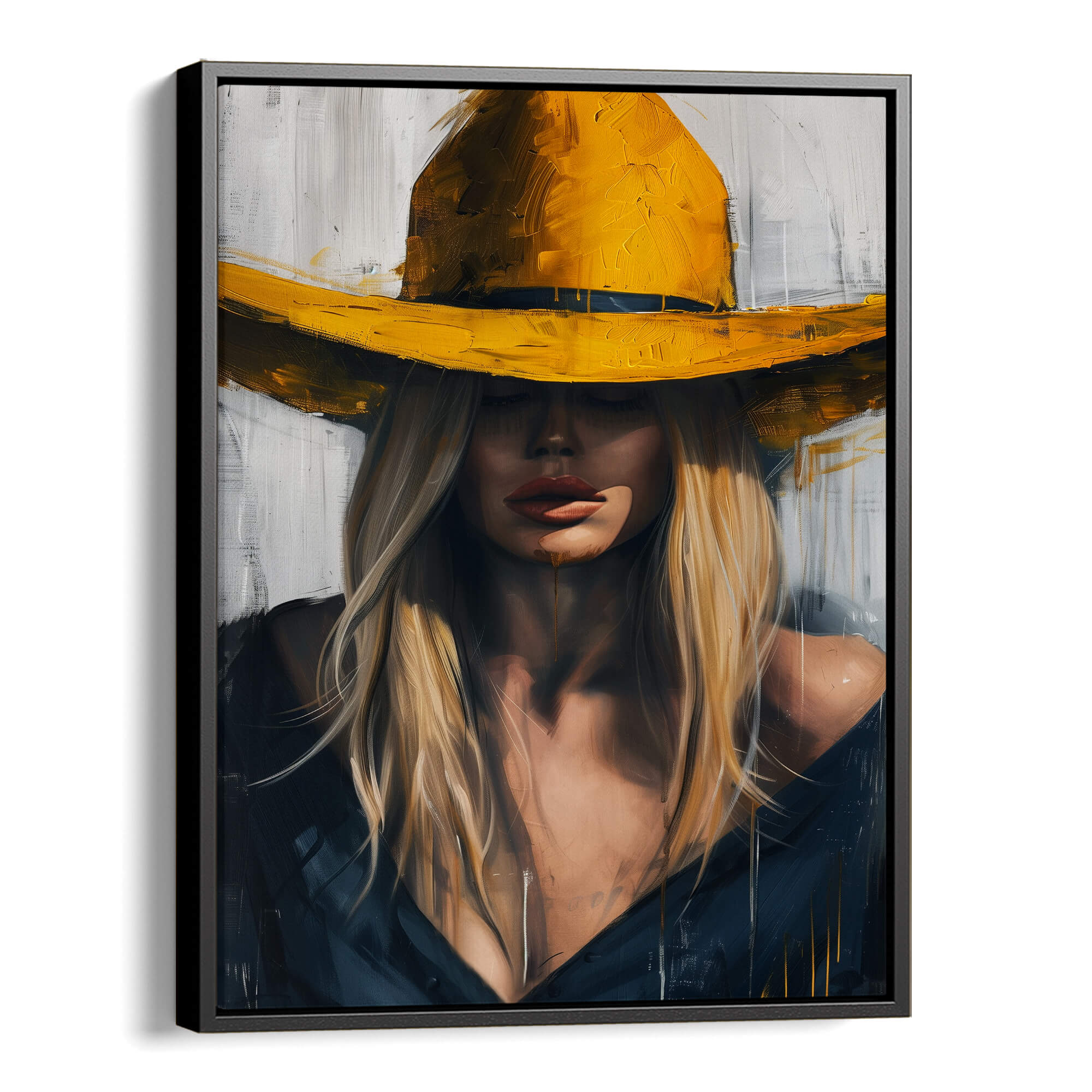 Blonde Cowgirl No1 Canvas Print Canvas Art Wildfrog Art