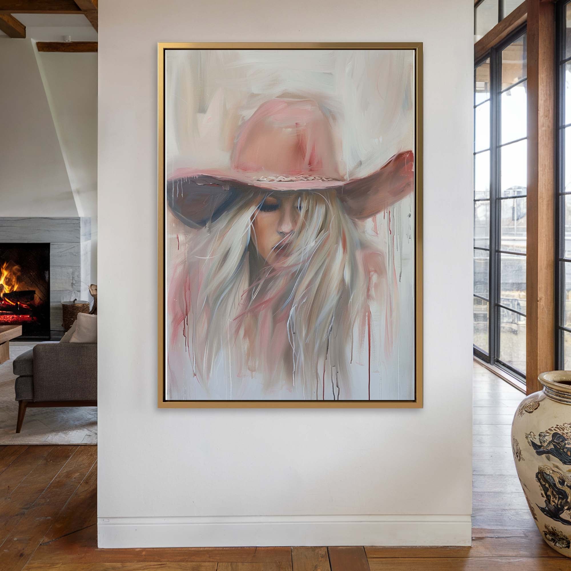 Blush Fall Canvas Print