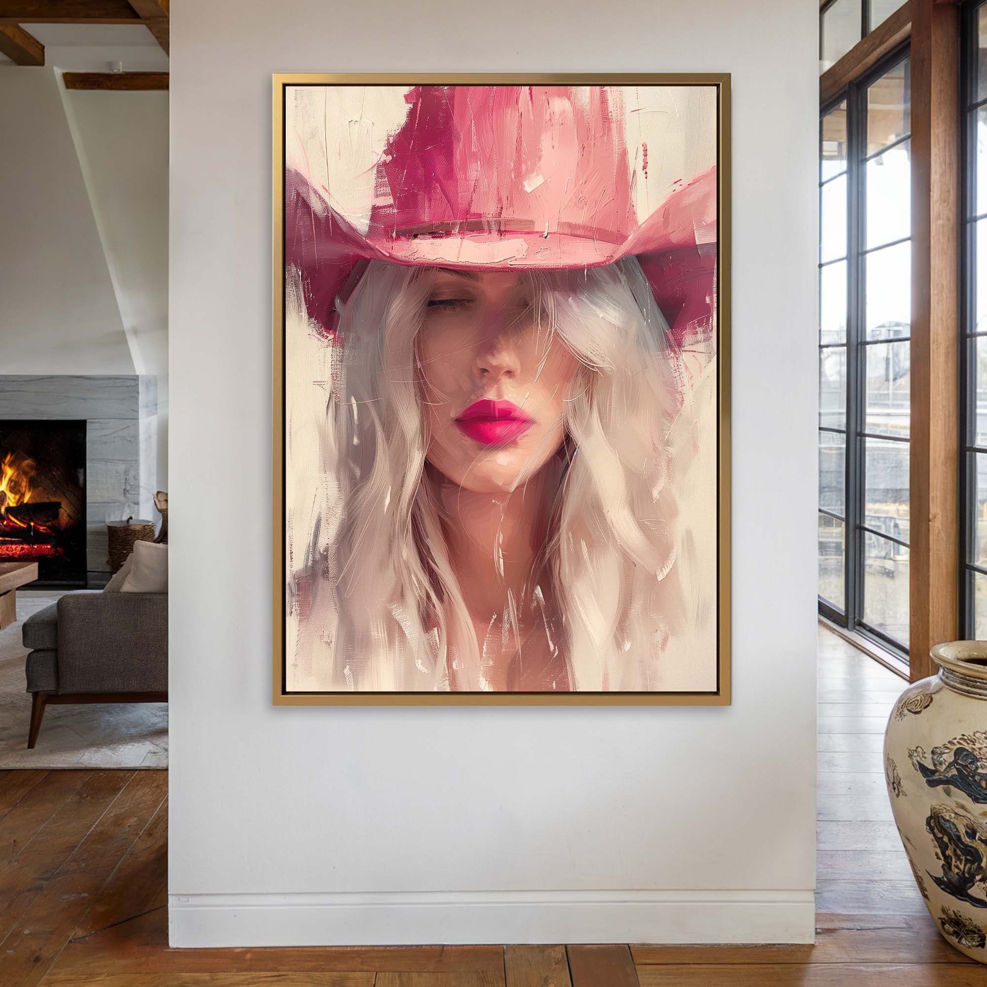 Blush Rodeo Canvas Print