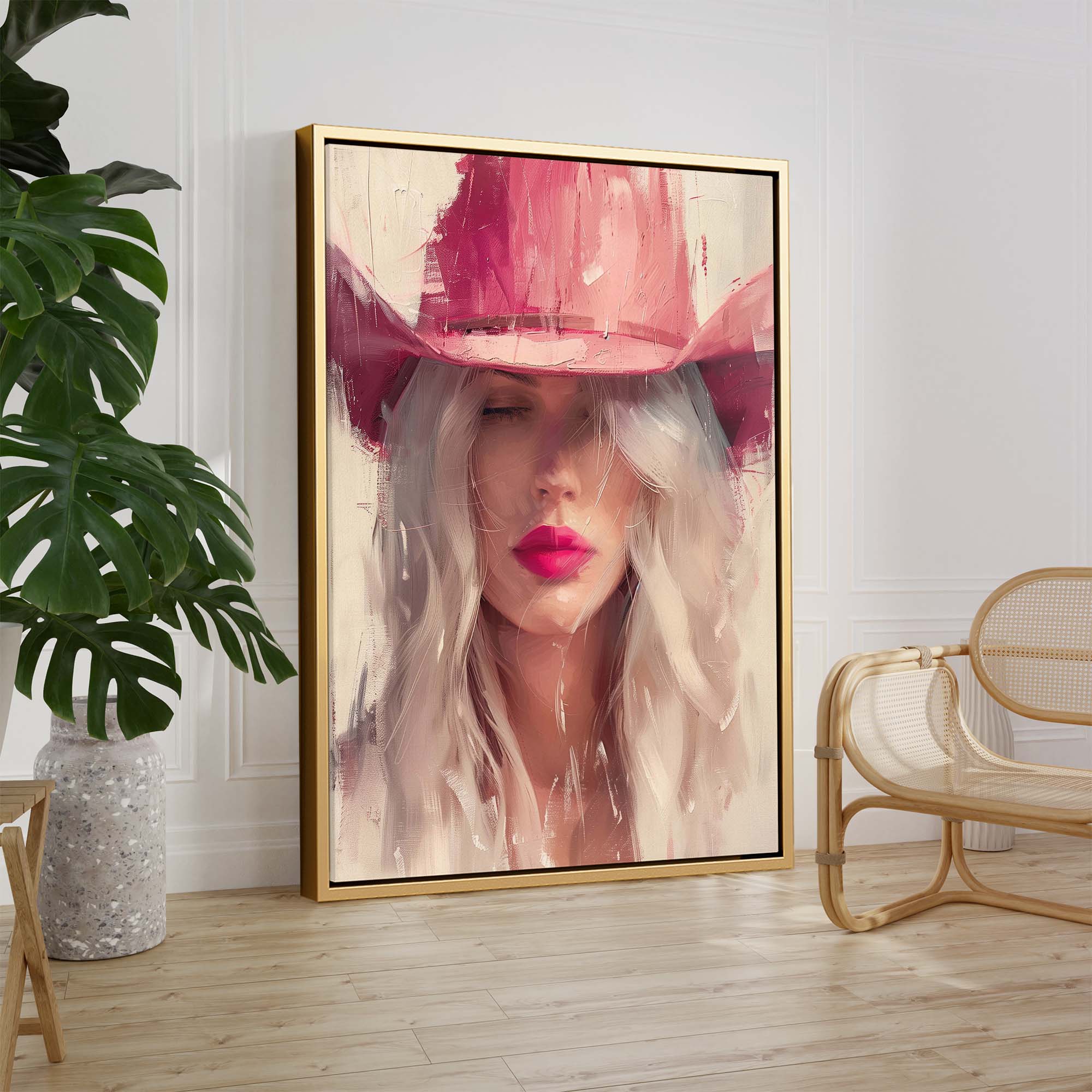 Blush Rodeo Canvas Print