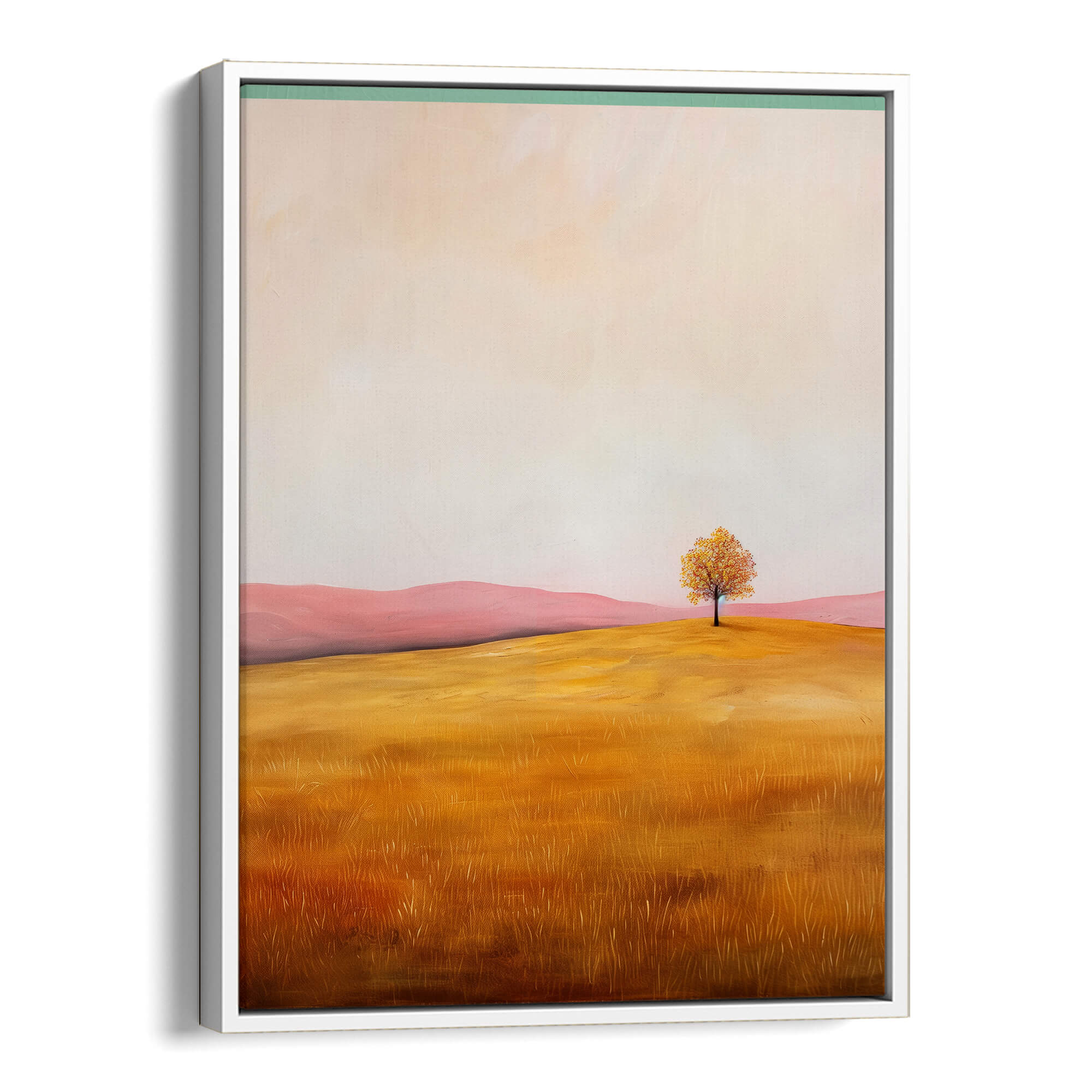 Blush Valley Tree Canvas Print