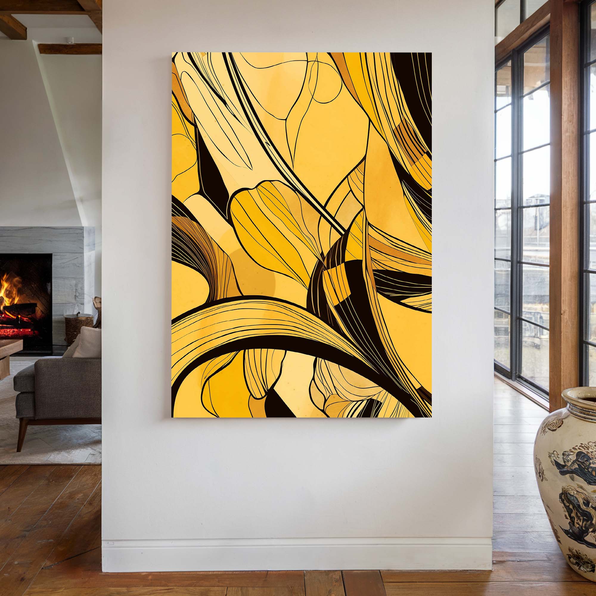 Botanic Flow Canvas Print Canvas Art Wildfrog Art