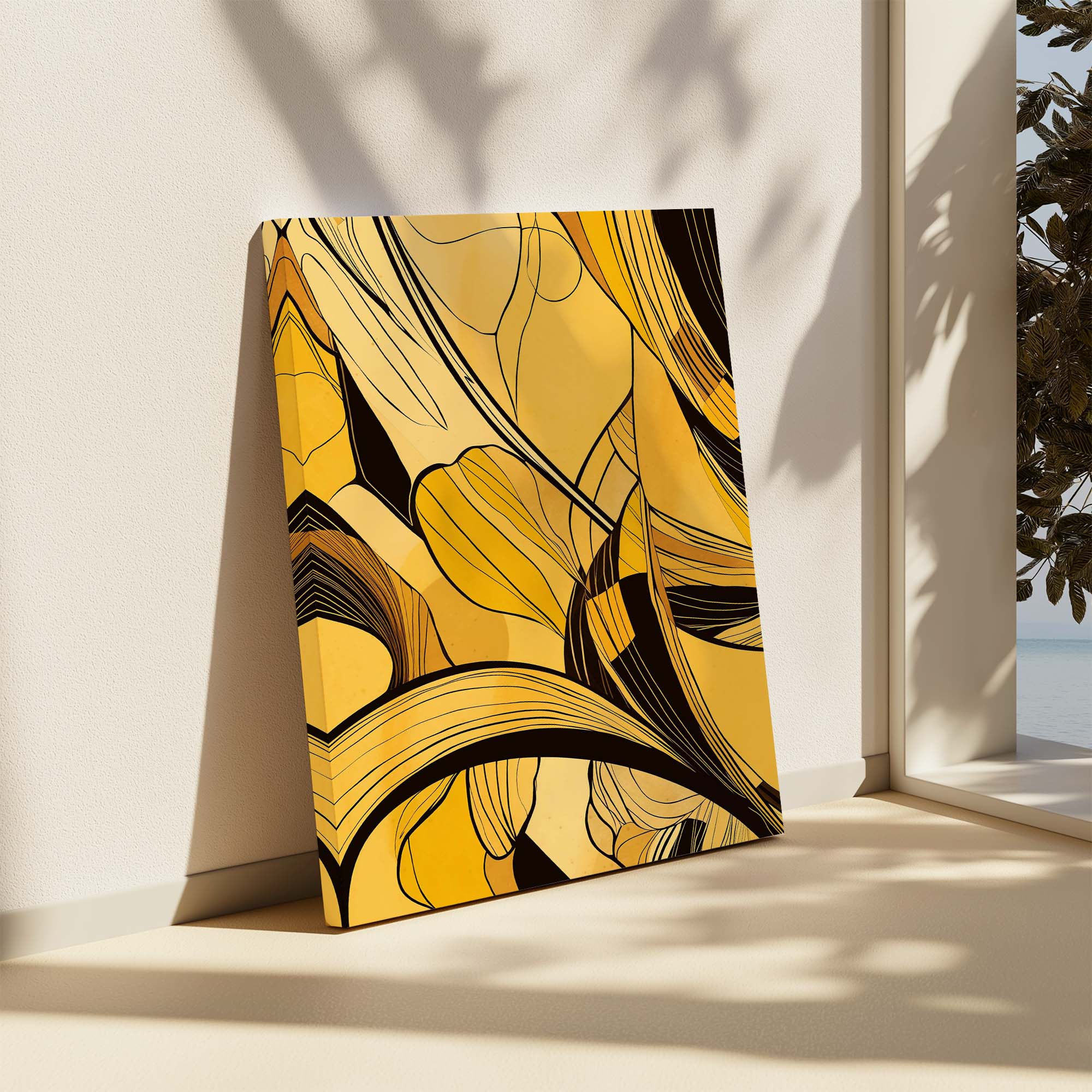 Botanic Flow Canvas Print Canvas Art Wildfrog Art