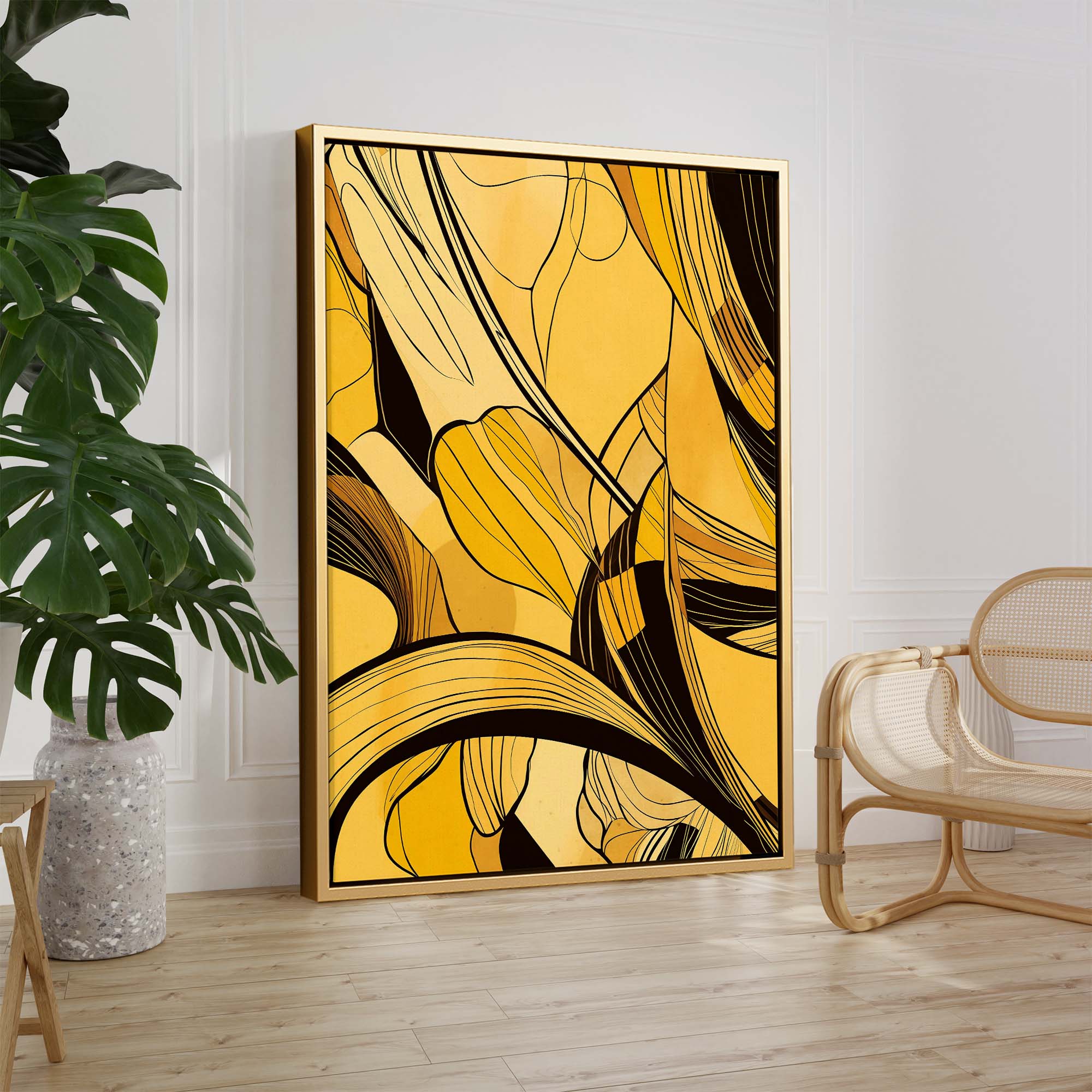 Botanic Flow Canvas Print Canvas Art Wildfrog Art