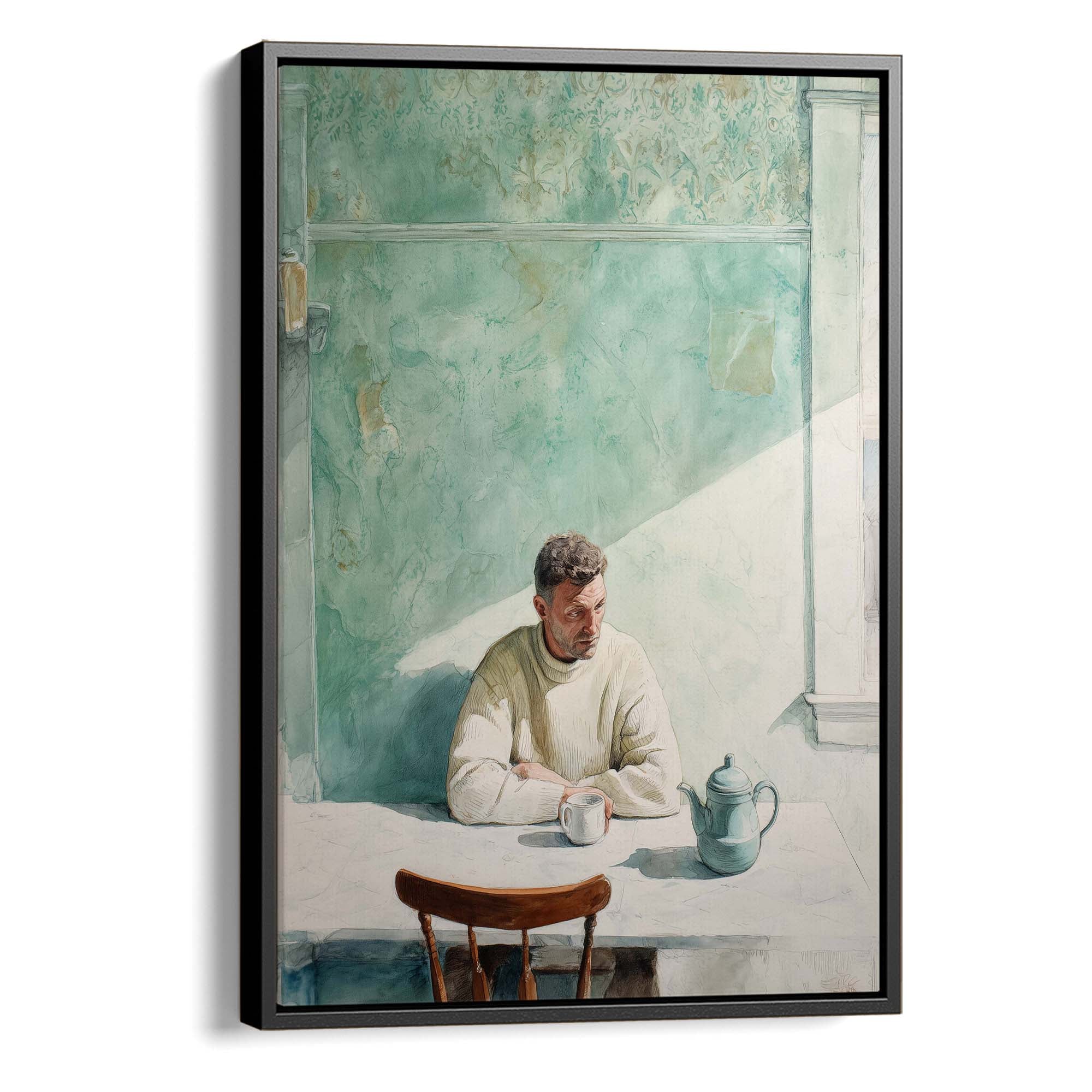 Breakfast for One Canvas Print Canvas Art Wildfrog Art
