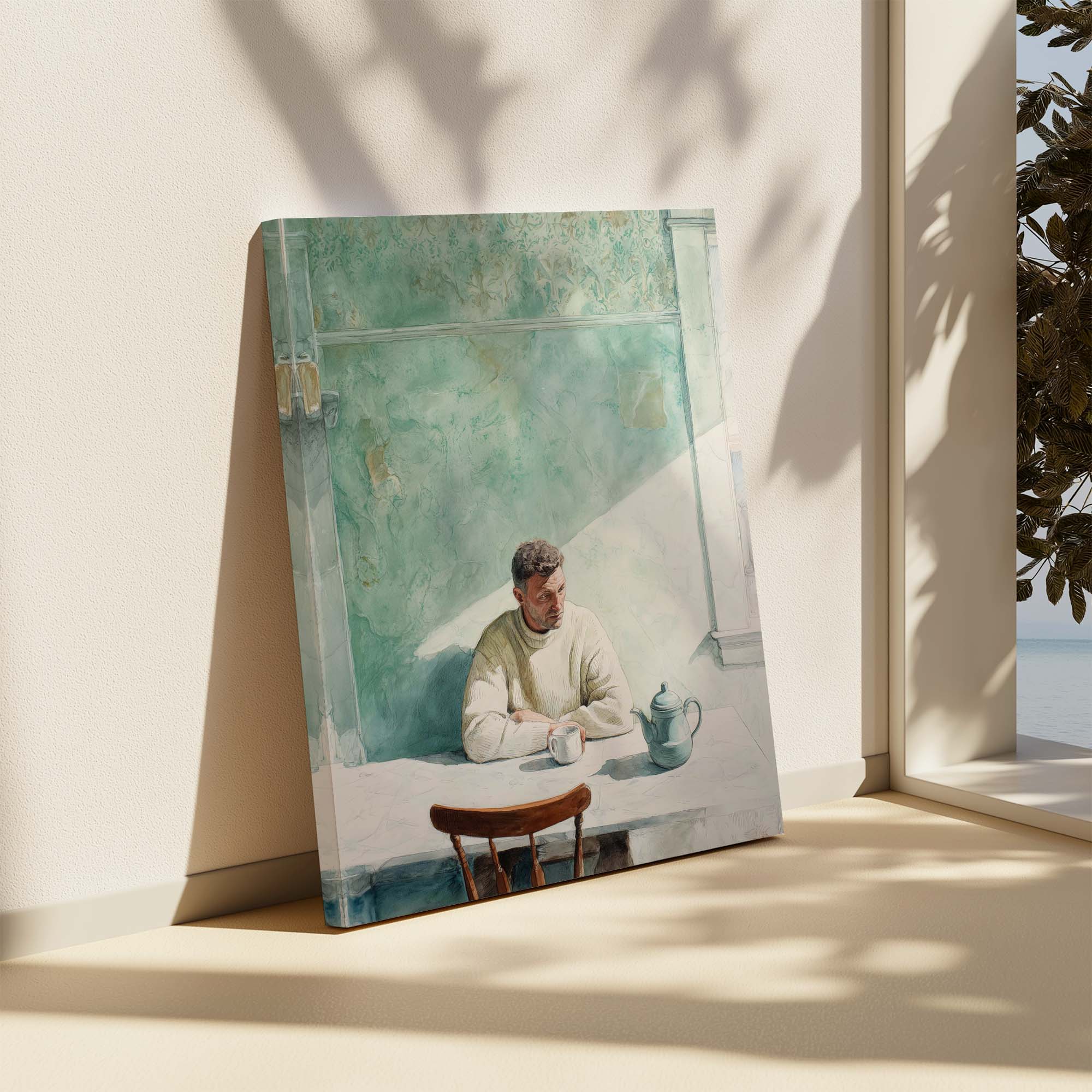 Breakfast for One Canvas Print Canvas Art Wildfrog Art