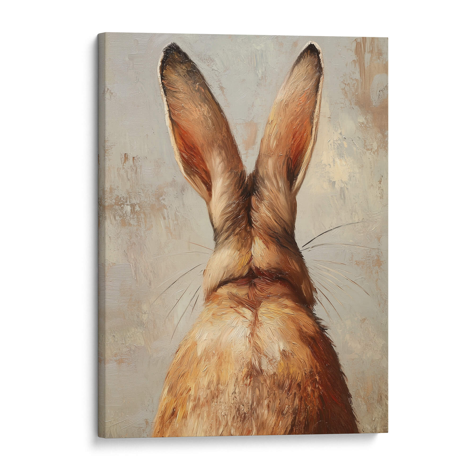 Bunny Back View Canvas Print Canvas Art Wildfrog Art