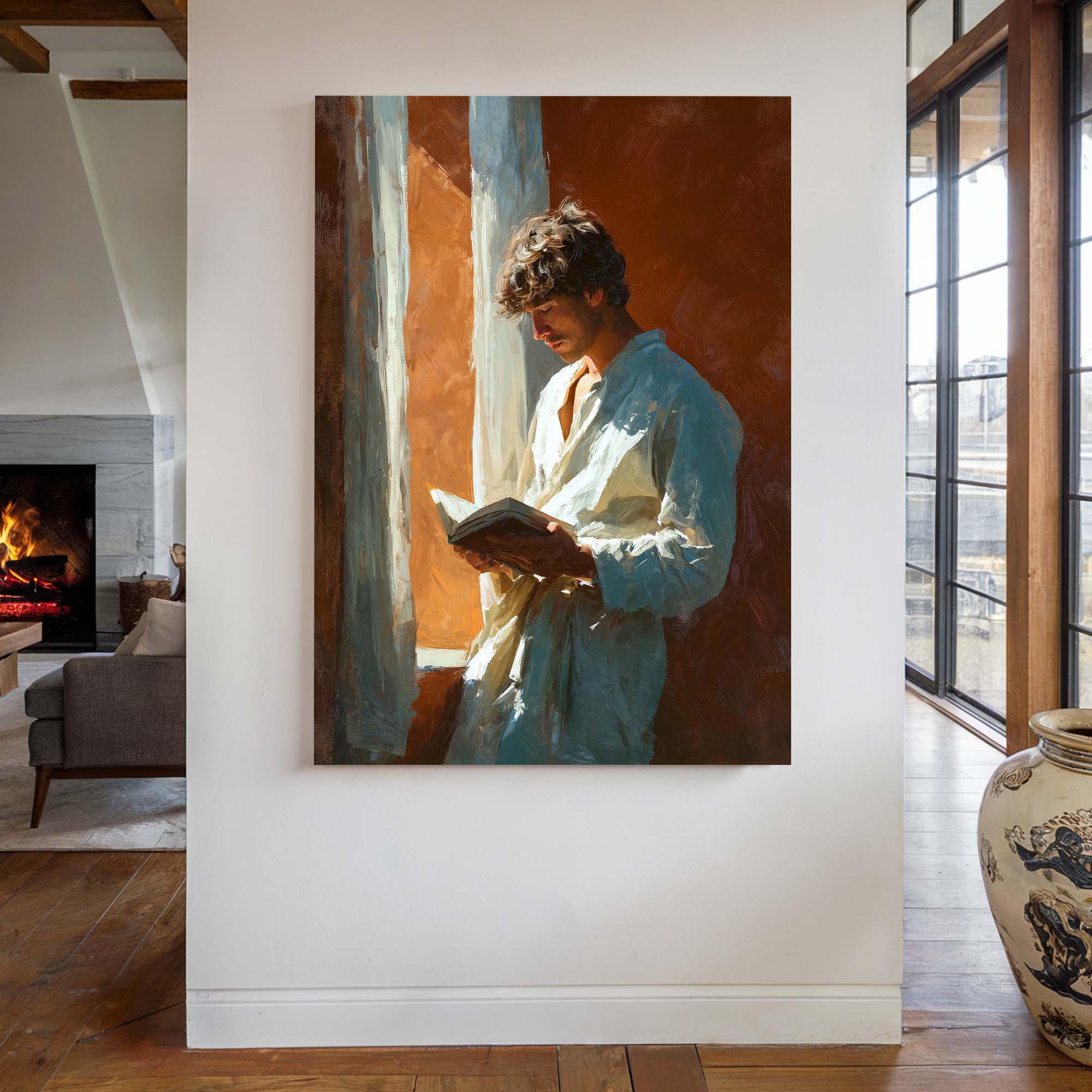 Burnt Sienna Mornings Canvas Print Canvas Art Wildfrog Art