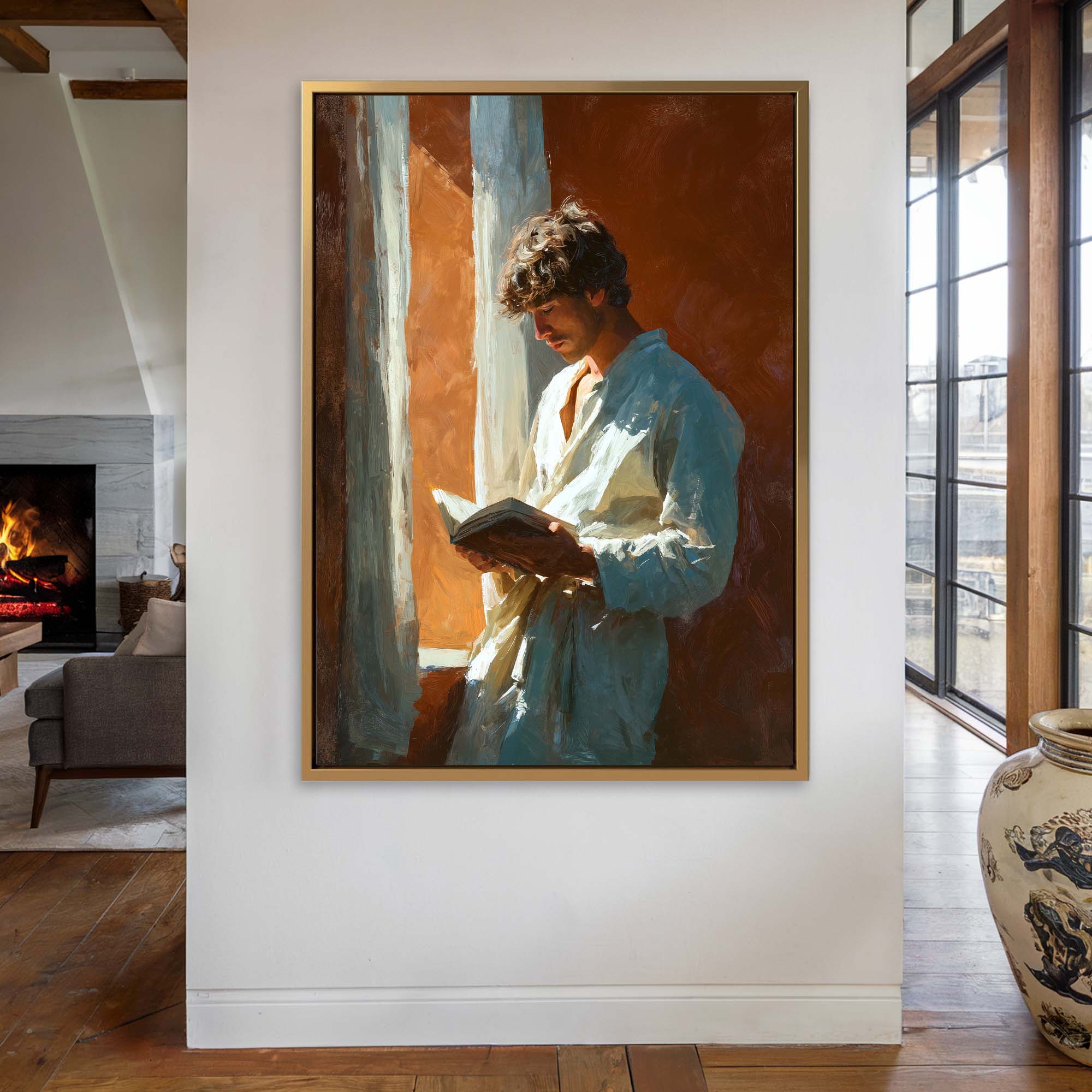 Burnt Sienna Mornings Canvas Print Canvas Art Wildfrog Art