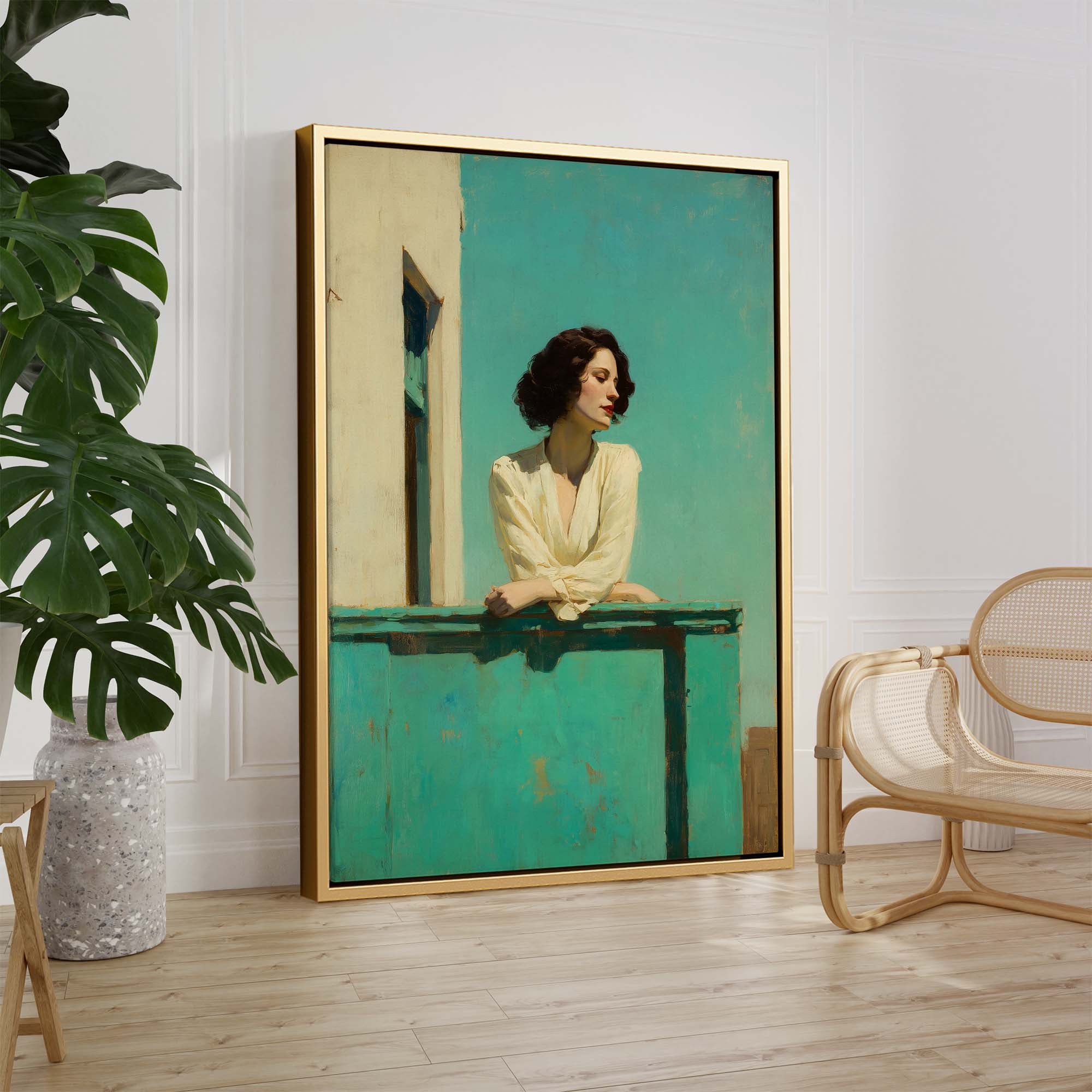 Calm Gaze No1 Canvas Print Canvas Art Wildfrog Art