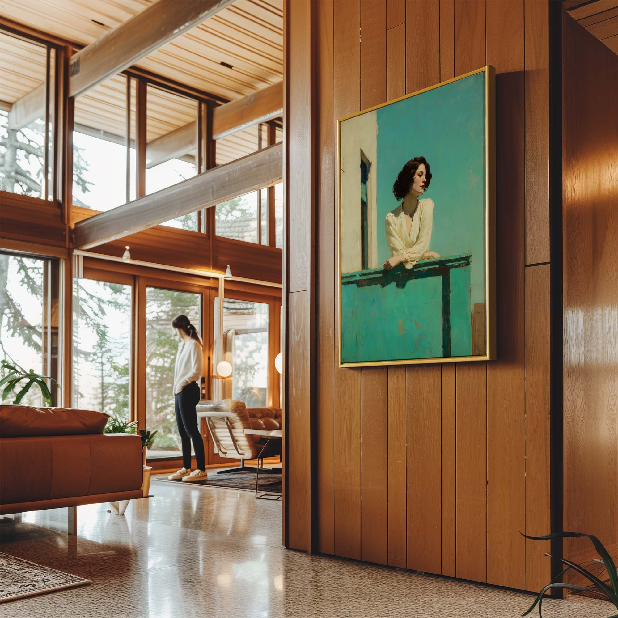 Calm Gaze No1 Canvas Print Canvas Art Wildfrog Art