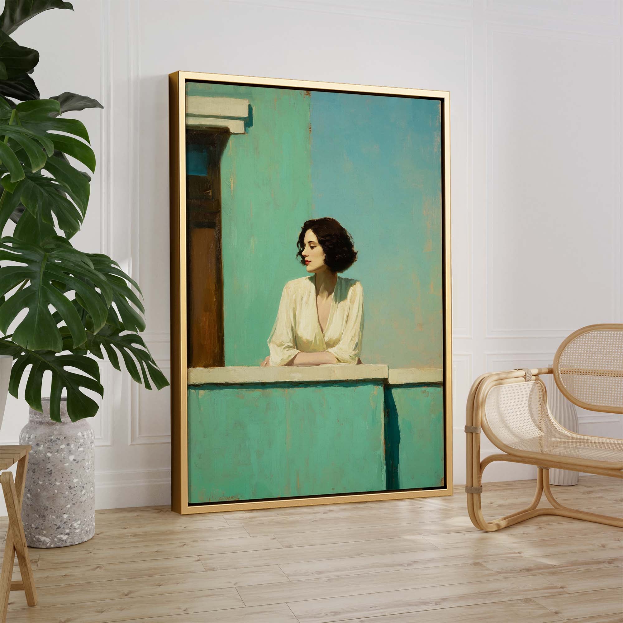 Calm Gaze No2 Canvas Print Canvas Art Wildfrog Art