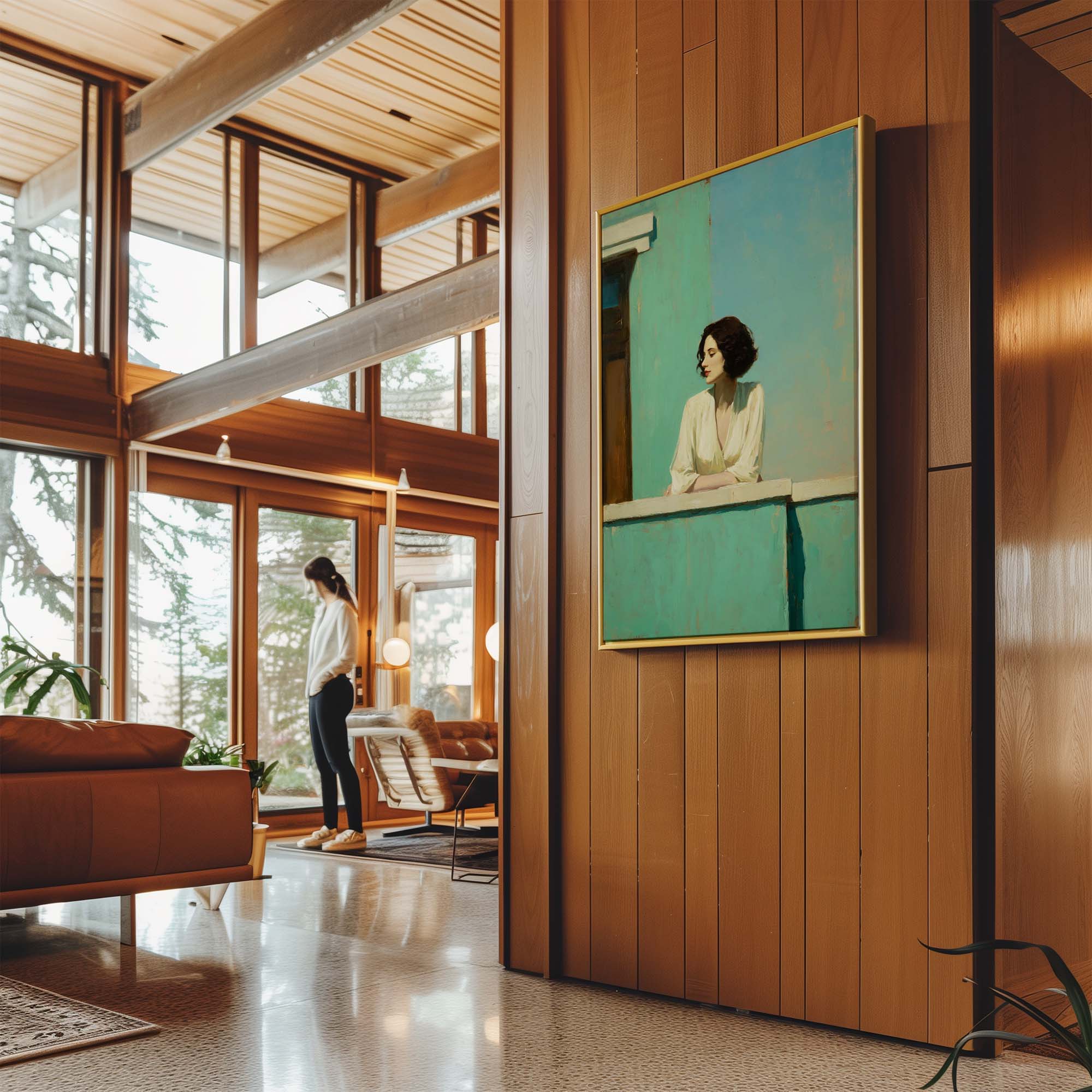 Calm Gaze No2 Canvas Print Canvas Art Wildfrog Art