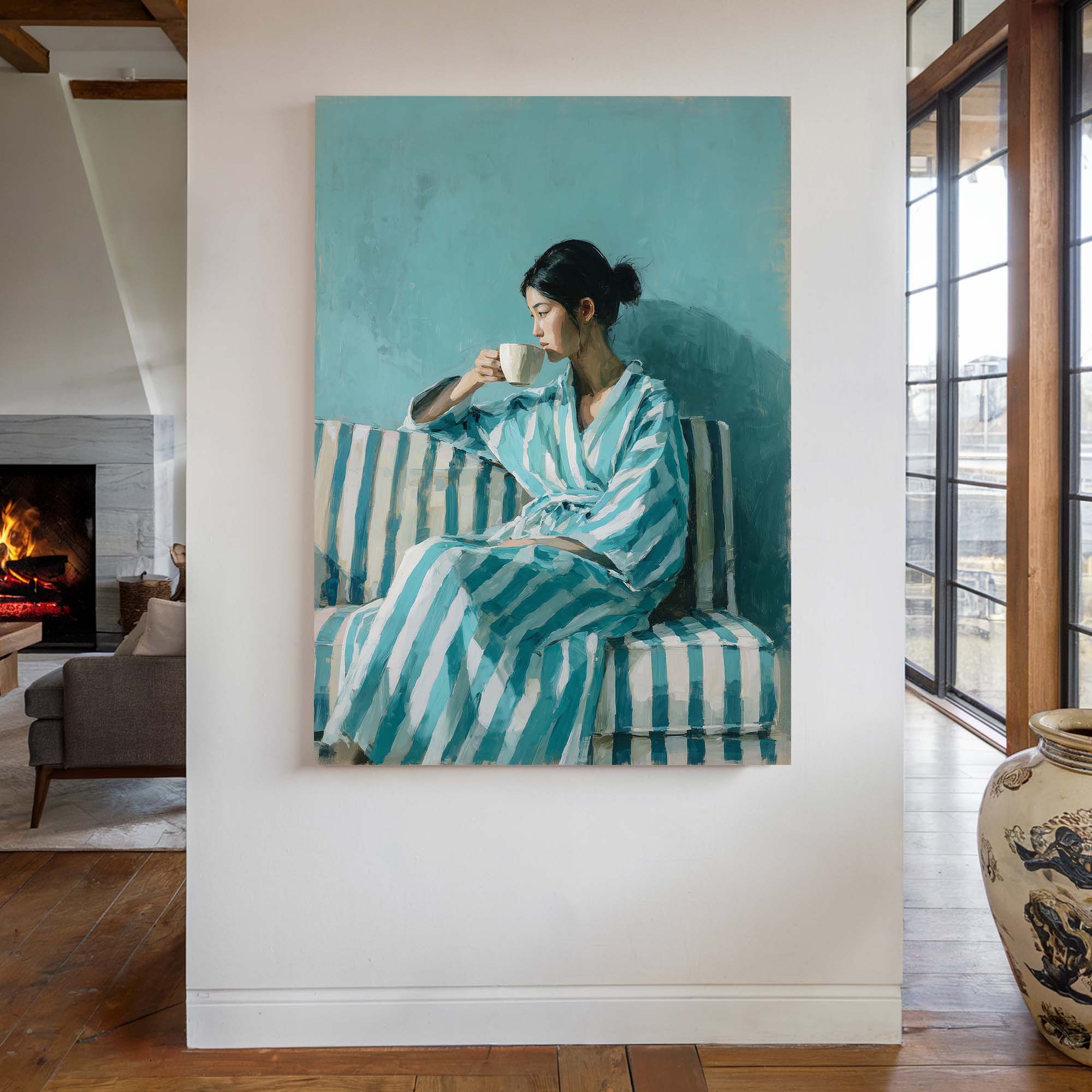 Coffee Rituals Canvas Print Canvas Art Wildfrog Art