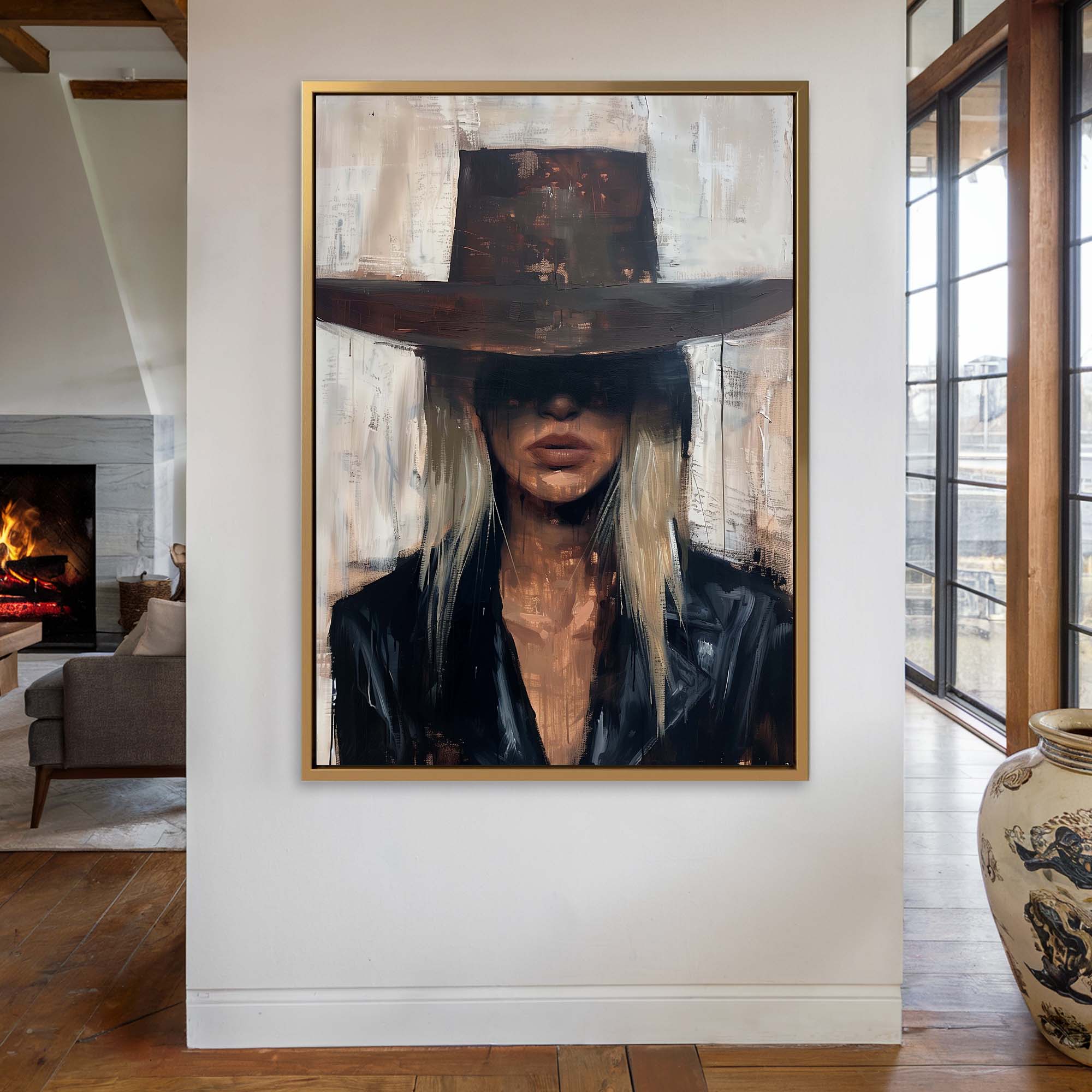 Cowgirl Boss Canvas Print Canvas Art Wildfrog Art