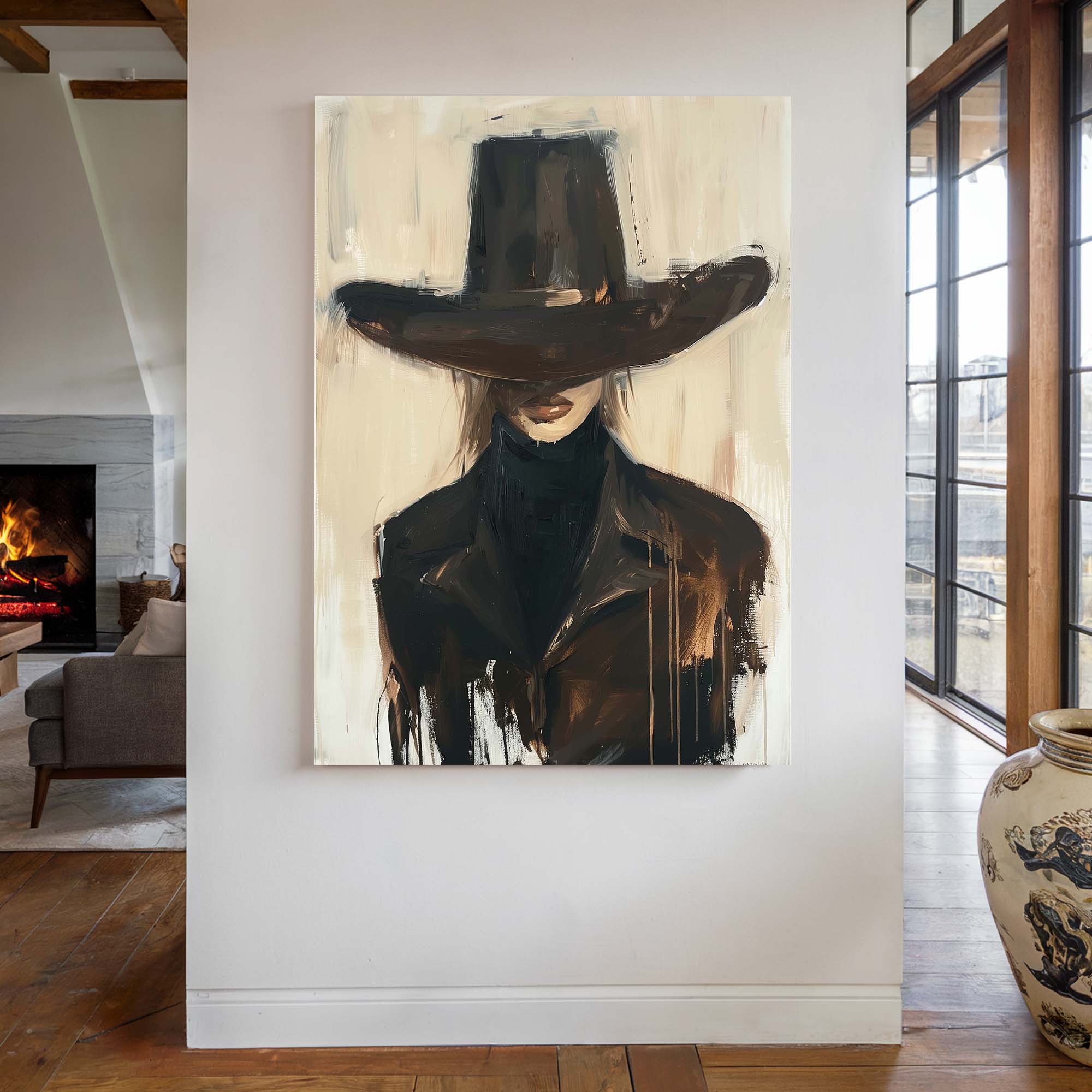 Cowgirl Coat Canvas Print Canvas Art Wildfrog Art