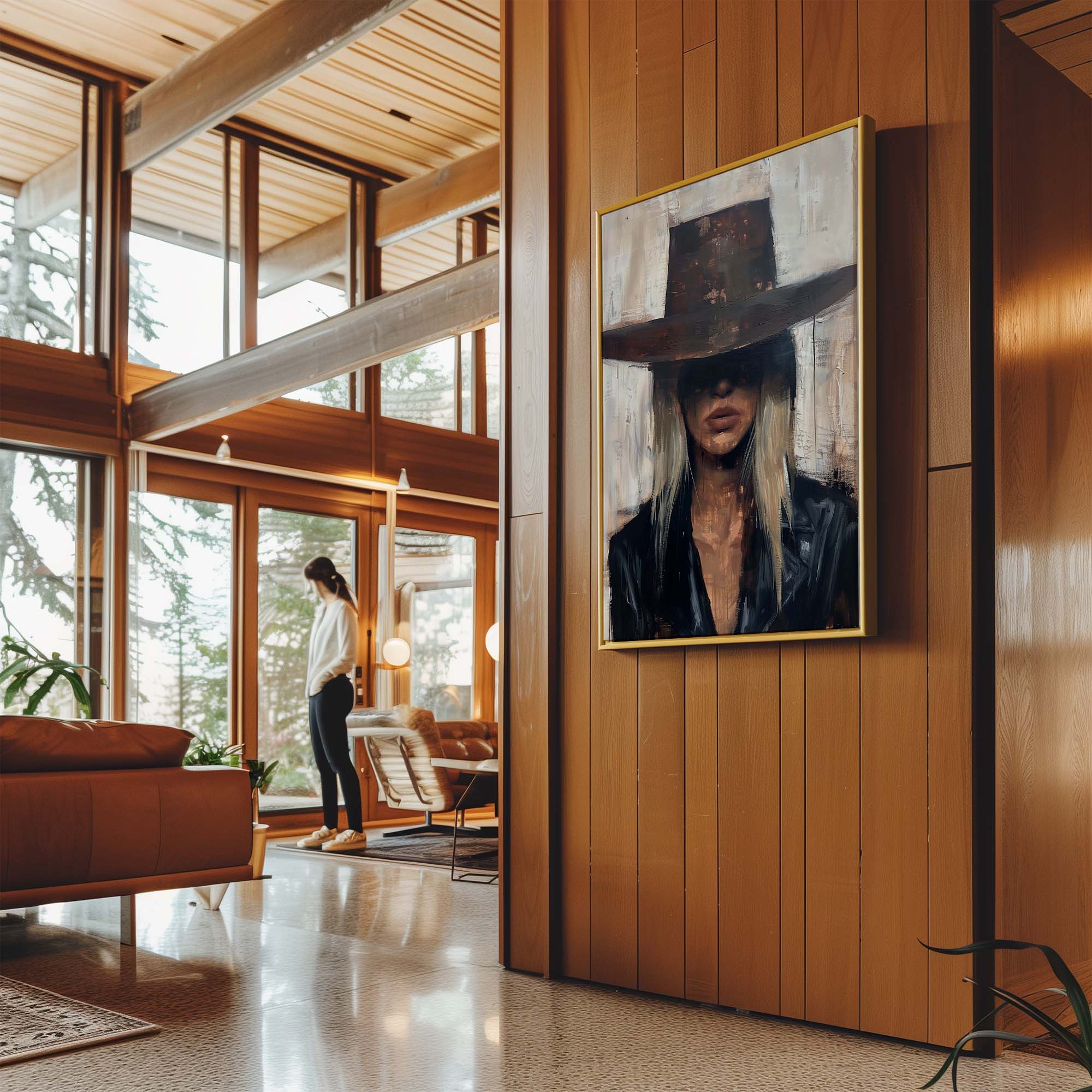 Cowgirl Boss Canvas Print