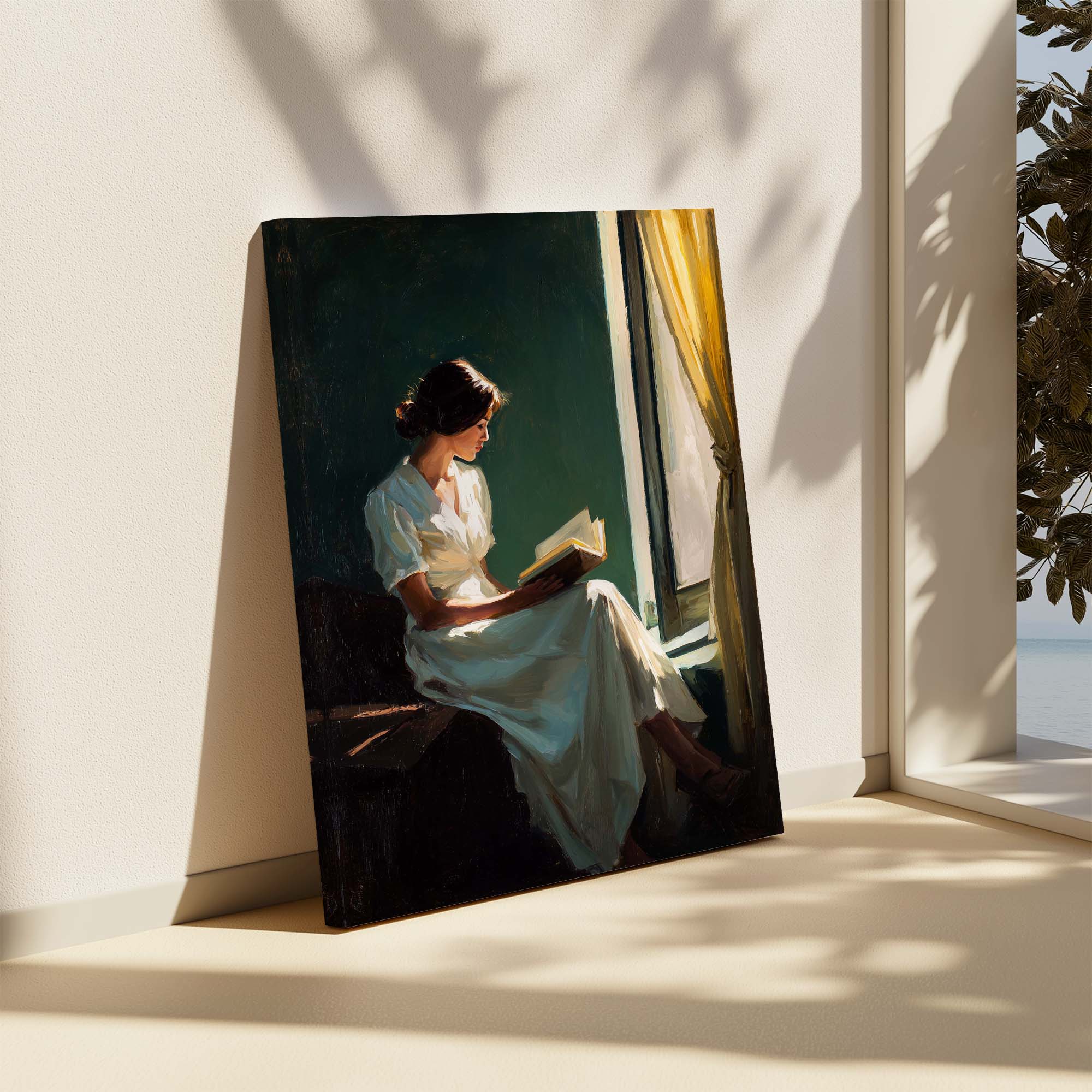 Curtain Quiet Canvas Print Canvas Art Wildfrog Art